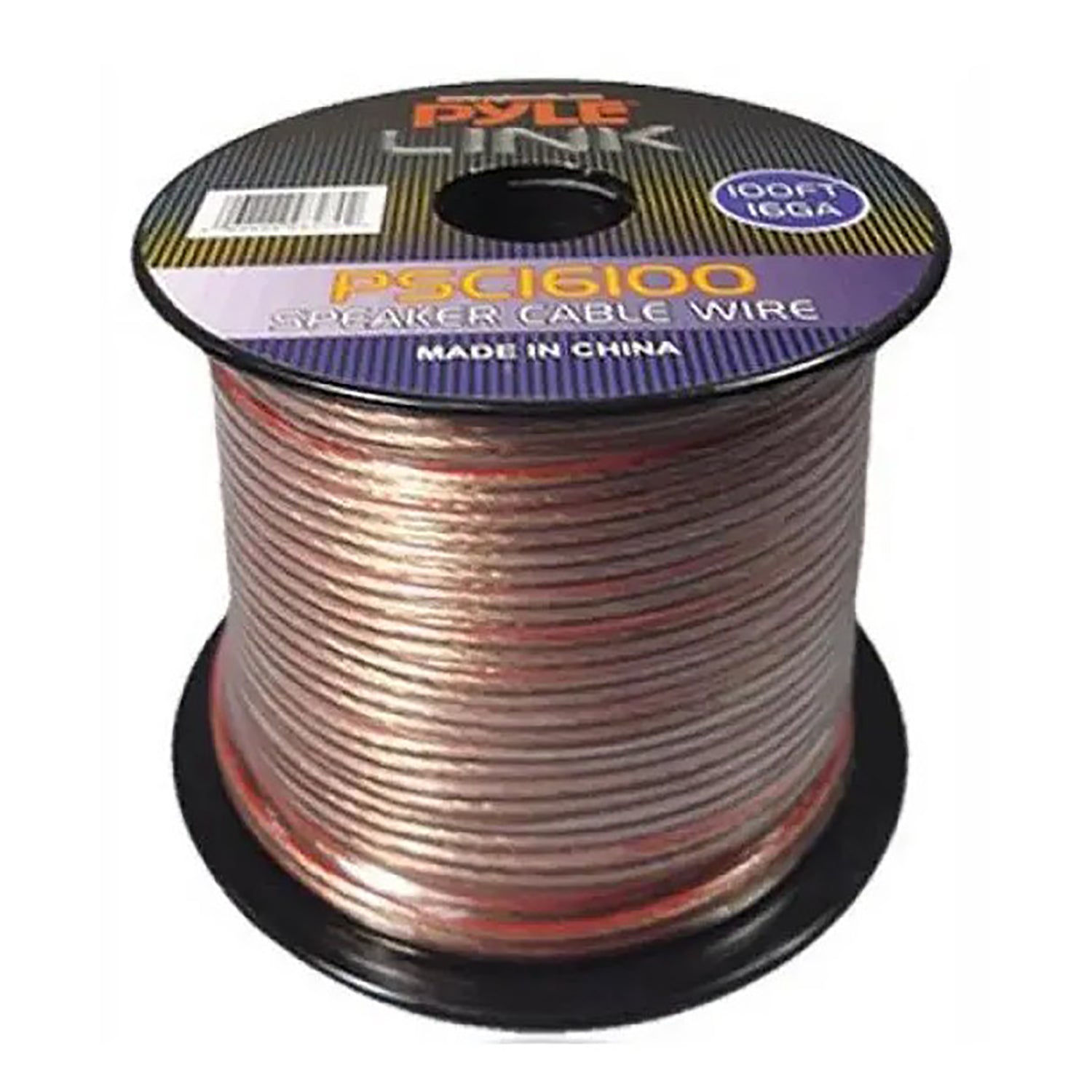 Pyle Link - 2 Conductor Speaker Cable, 16AWG, 100 Feet Length