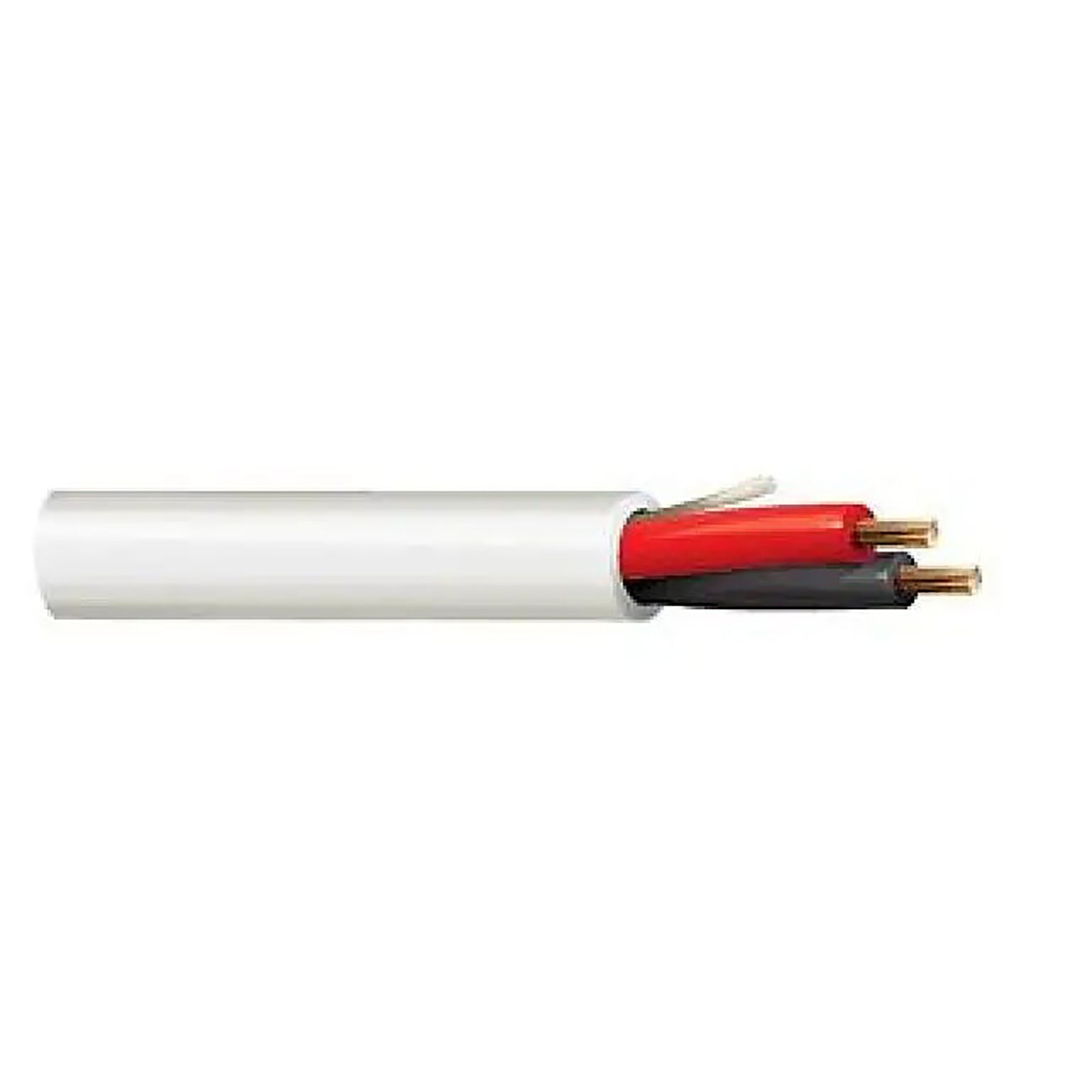 Belden – Câble de sécurité et de son Mutibrin, 18AWG/2C, cote de résistance au feu CMP, 1000&nbsp;pi, blanc