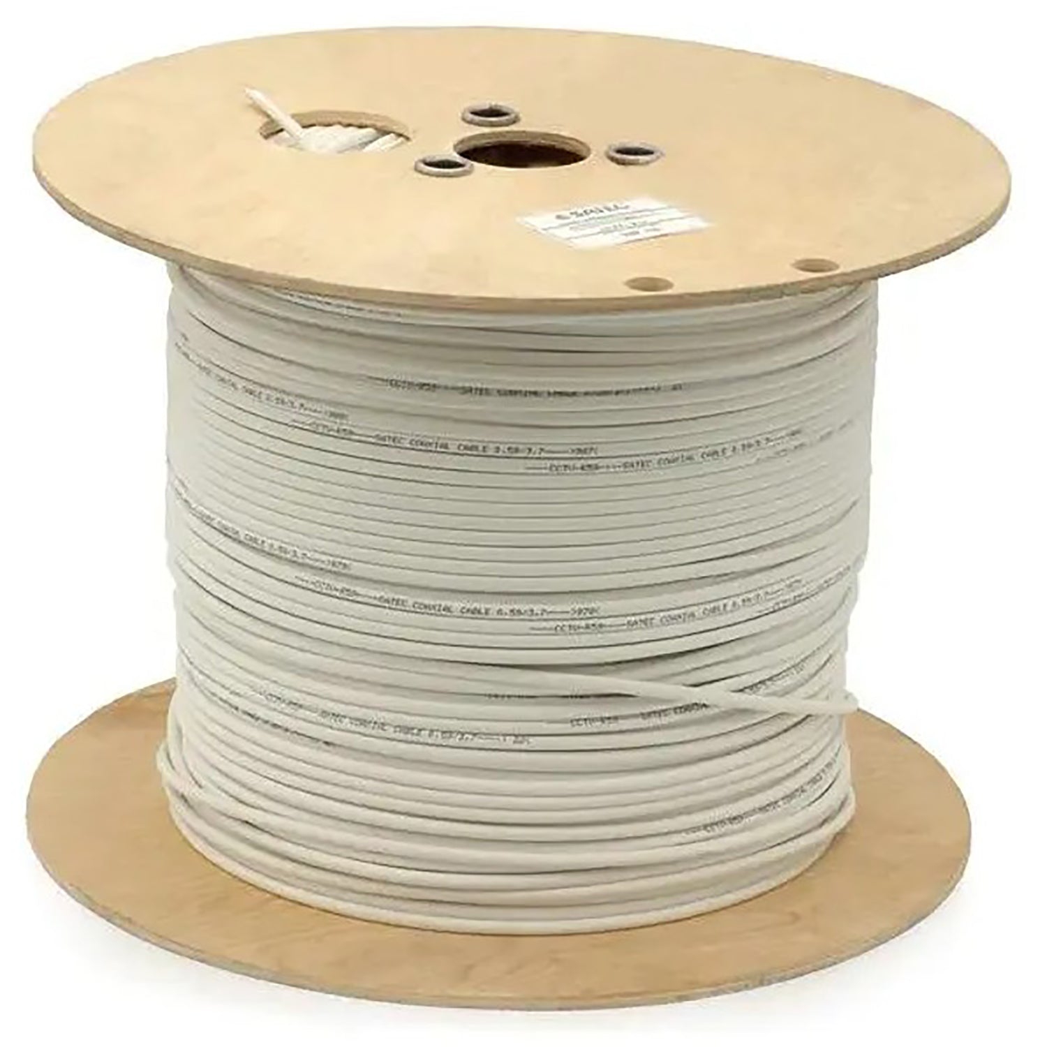 Câble de haut-parleur à conducteur 4, 14 AWG, longueur 500&nbsp;pi, blanc