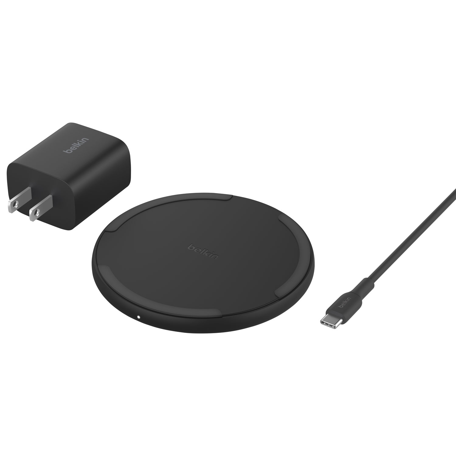 Belkin 2-in-1 15W Qi Wireless Charging Pad - Black