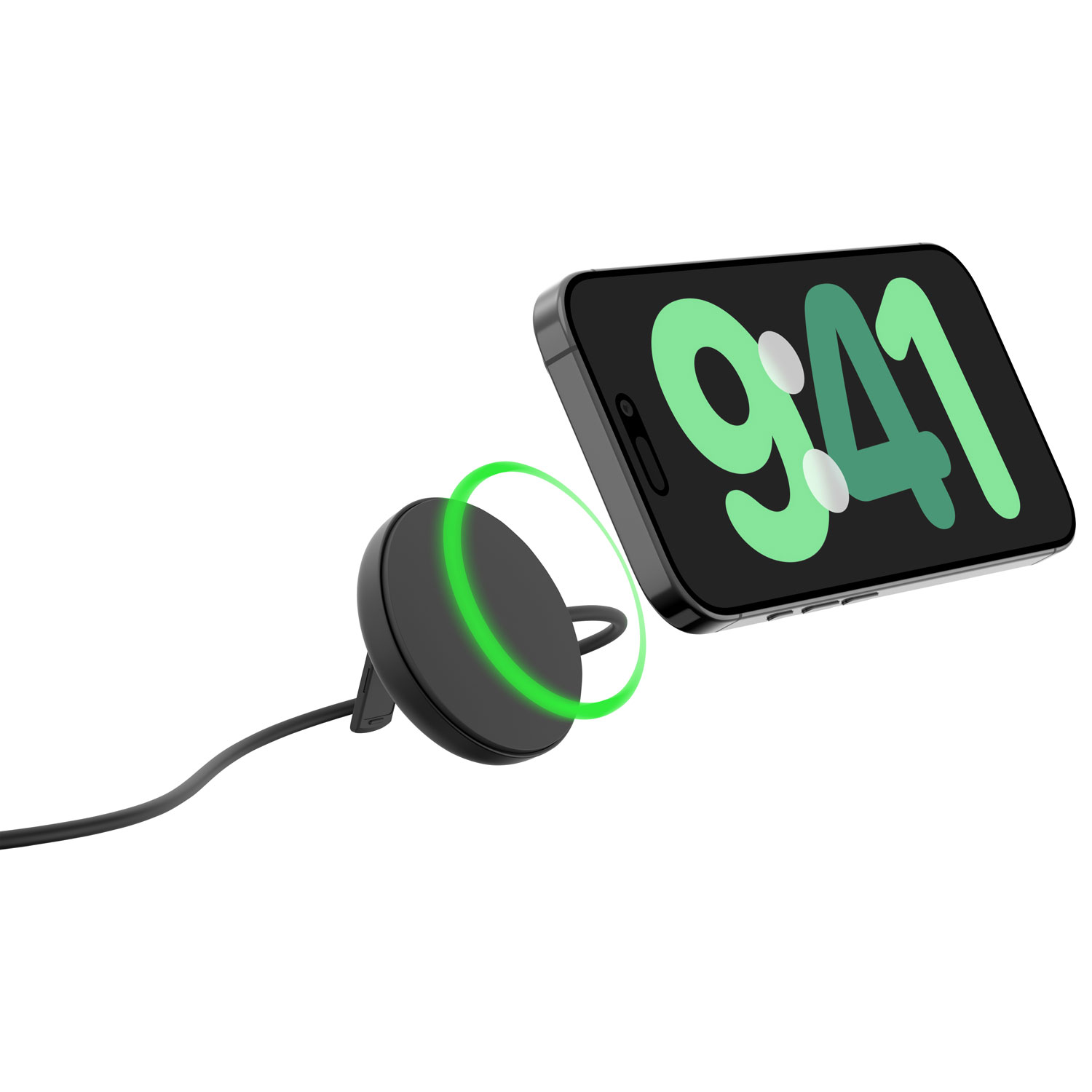 Tapis de chargement magnétique sans fil Qi2 de 15 W de Belkin - Noir