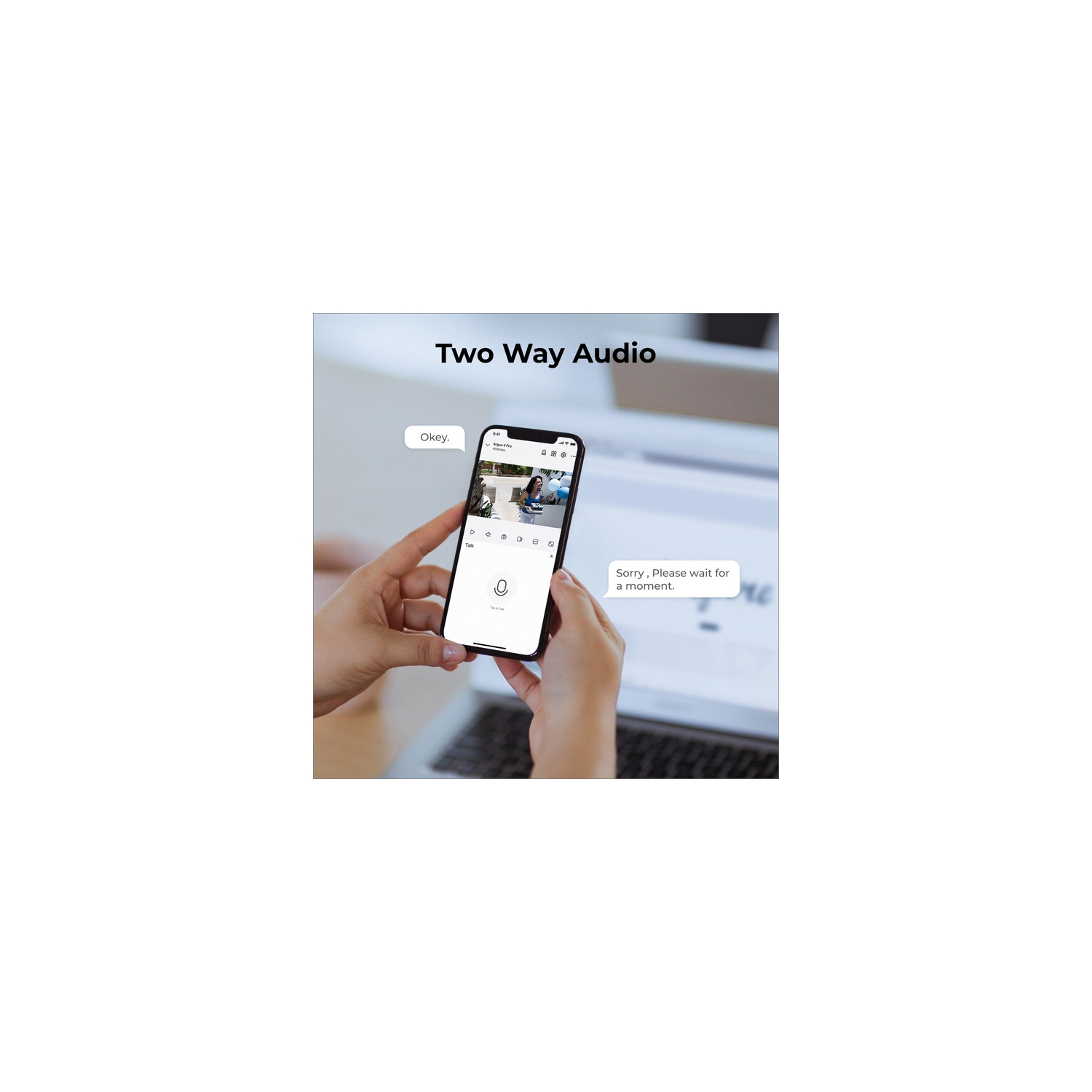 Reolink 4K 180° Dual-Lens Wi-Fi 6 Battery Security Camera Argus 4 Pro with True Full-Color Night Vision, Black, Camera Only