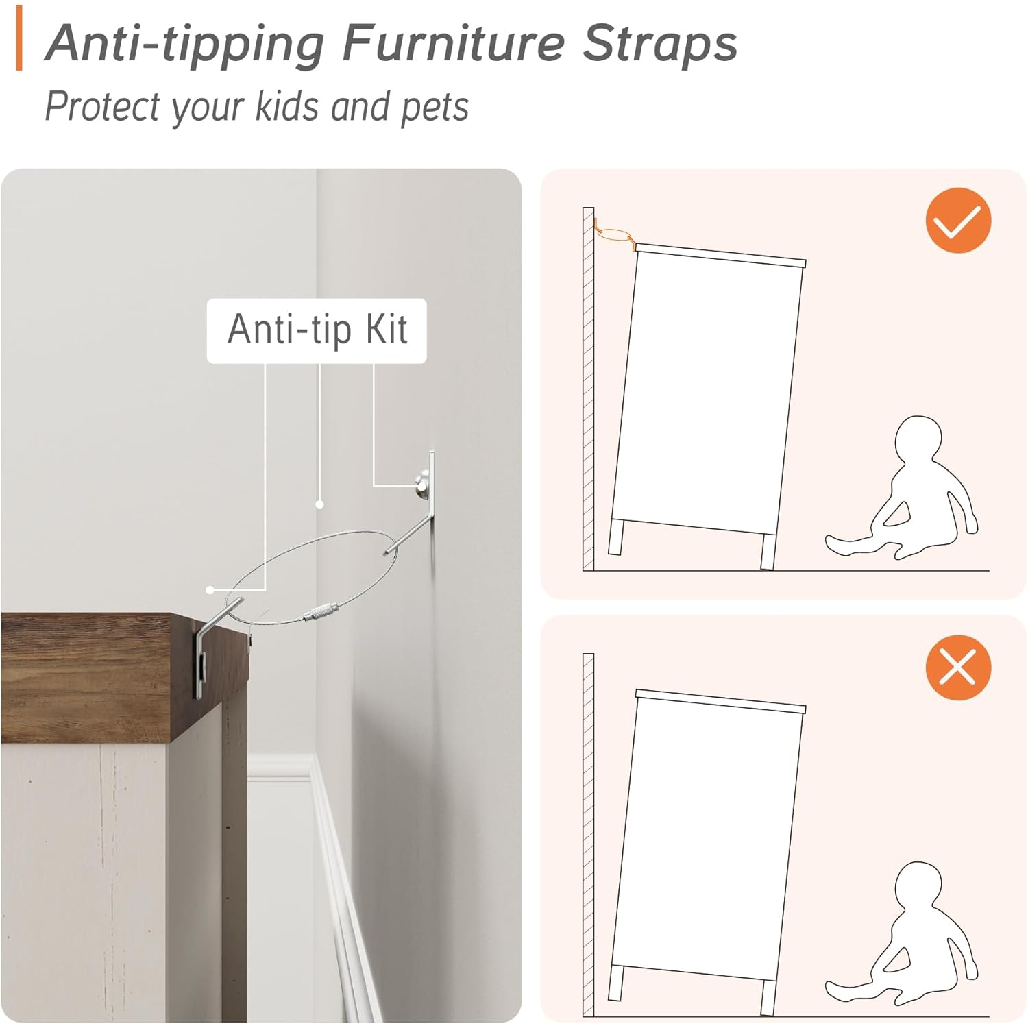 Commode WAMPAT pour chambre à coucher avec 9 tiroirs, commode de rangement de 52&nbsp;po de largeur, coffres en bois pour vêtements, chambre