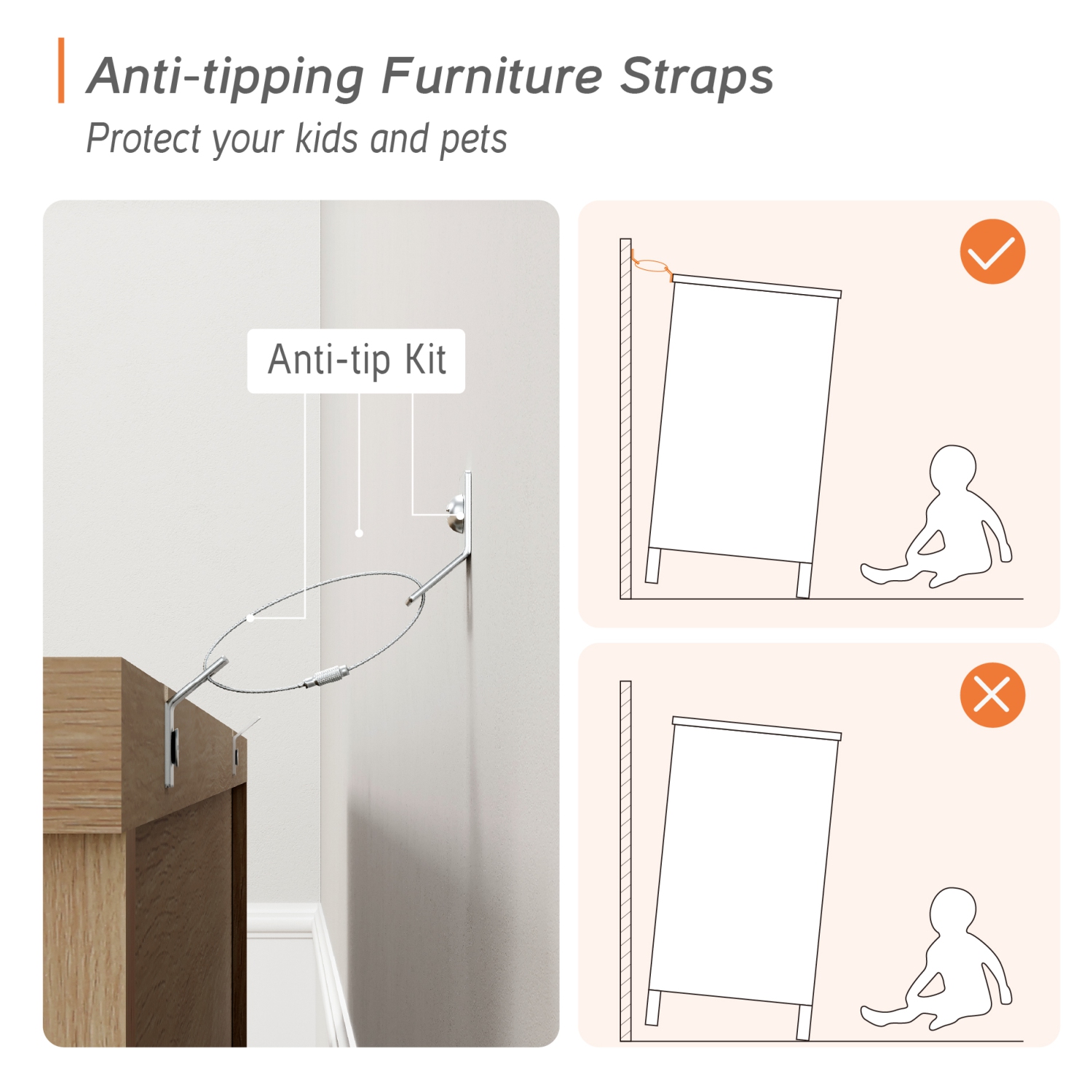 WAMPAT Sideboard Buffet Cabinet with Storage - 59" Large Farmhouse Buffet Cabinet with 2 Drawers and 4 Doors,Coffee Bar Storage Kitchen Cabinet