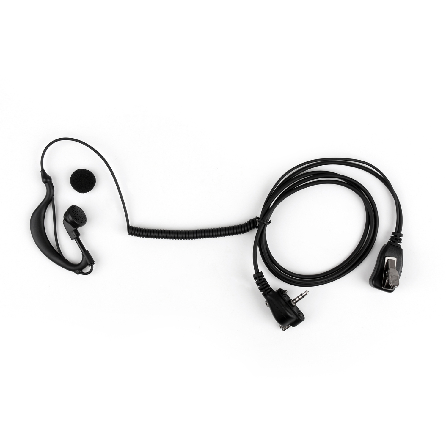 1Pc 3.5mm G-shape Curve Earpiece Headset PTT For Vertex VX231 VX261 VX264 VX351