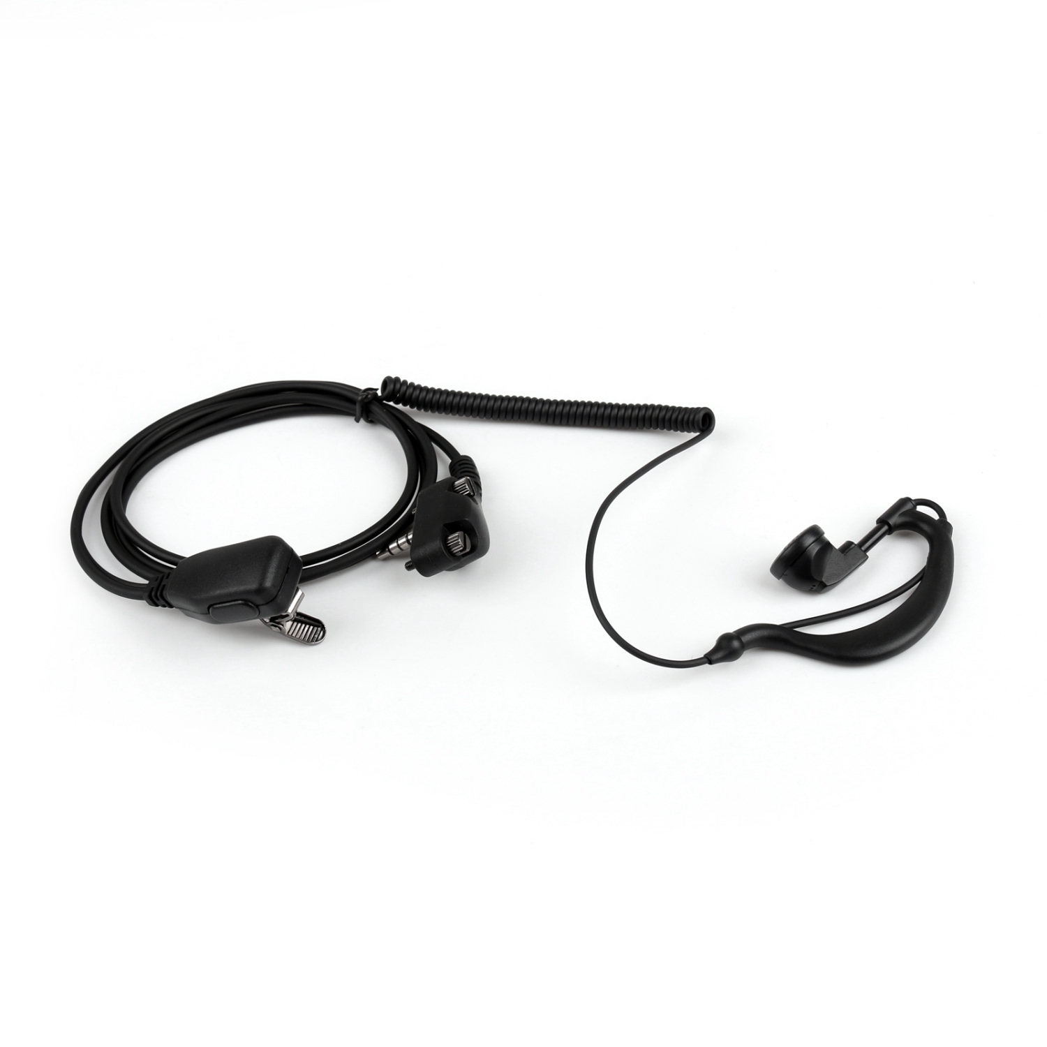 1Pc 3.5mm G-shape Curve Earpiece Headset PTT For Vertex VX231 VX261 VX264 VX351