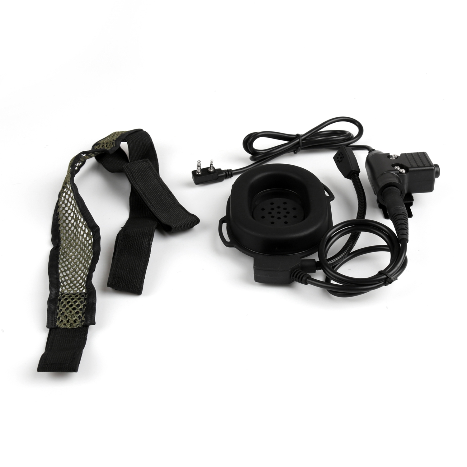 5x HD01 Z Tactical Bowman Elite II Headset U94PTT For Kenwood Radio Walkie-Talkie