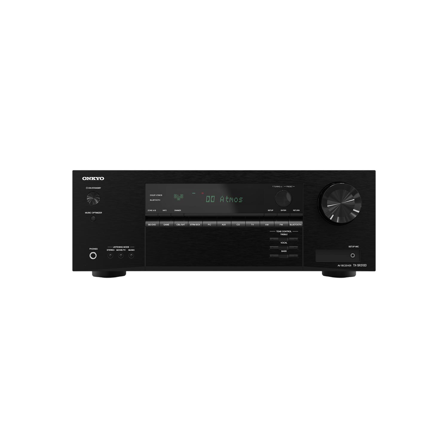 Récepteur de cinéma maison 5,2 canaux TX-SR3100 d'Onkyo avec Bluetooth et Dolby Atmos