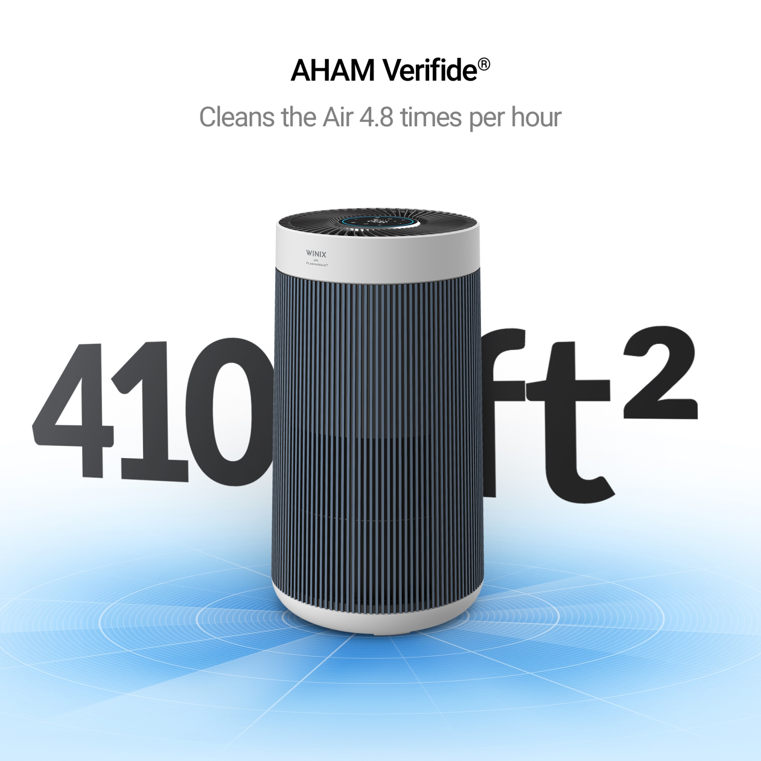 WINIX T830 Air Purifier for Home Extra Large Room Up to 1968 Ft² in 1 Hr With Smart Wi-Fi, Air Quality Monitor, True HEPA, Carbon Filter and Auto