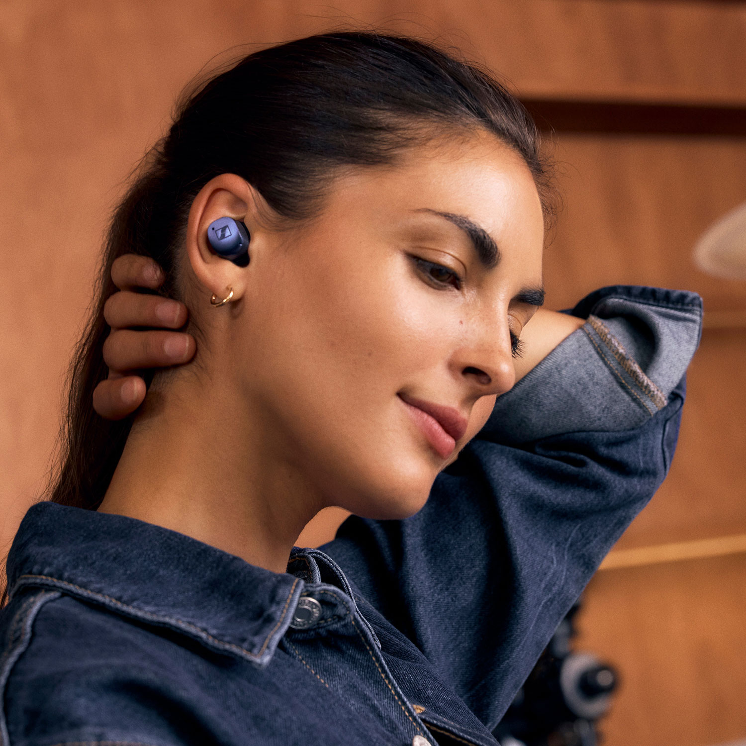 Sennheiser Momentum 4 In-Ear Noise Cancelling Truly Wireless Headphones - Denim