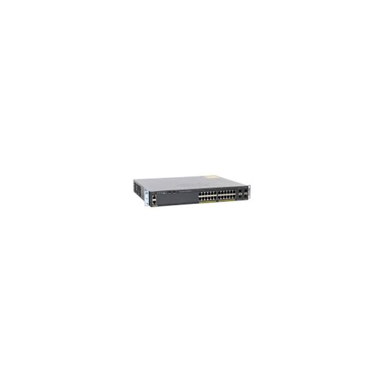 Refurbished Good Cisco WS-C2960X-24PS-L 24-Port PoE+ Gigabit Switch 370W Power Enterprise-Grade Networking