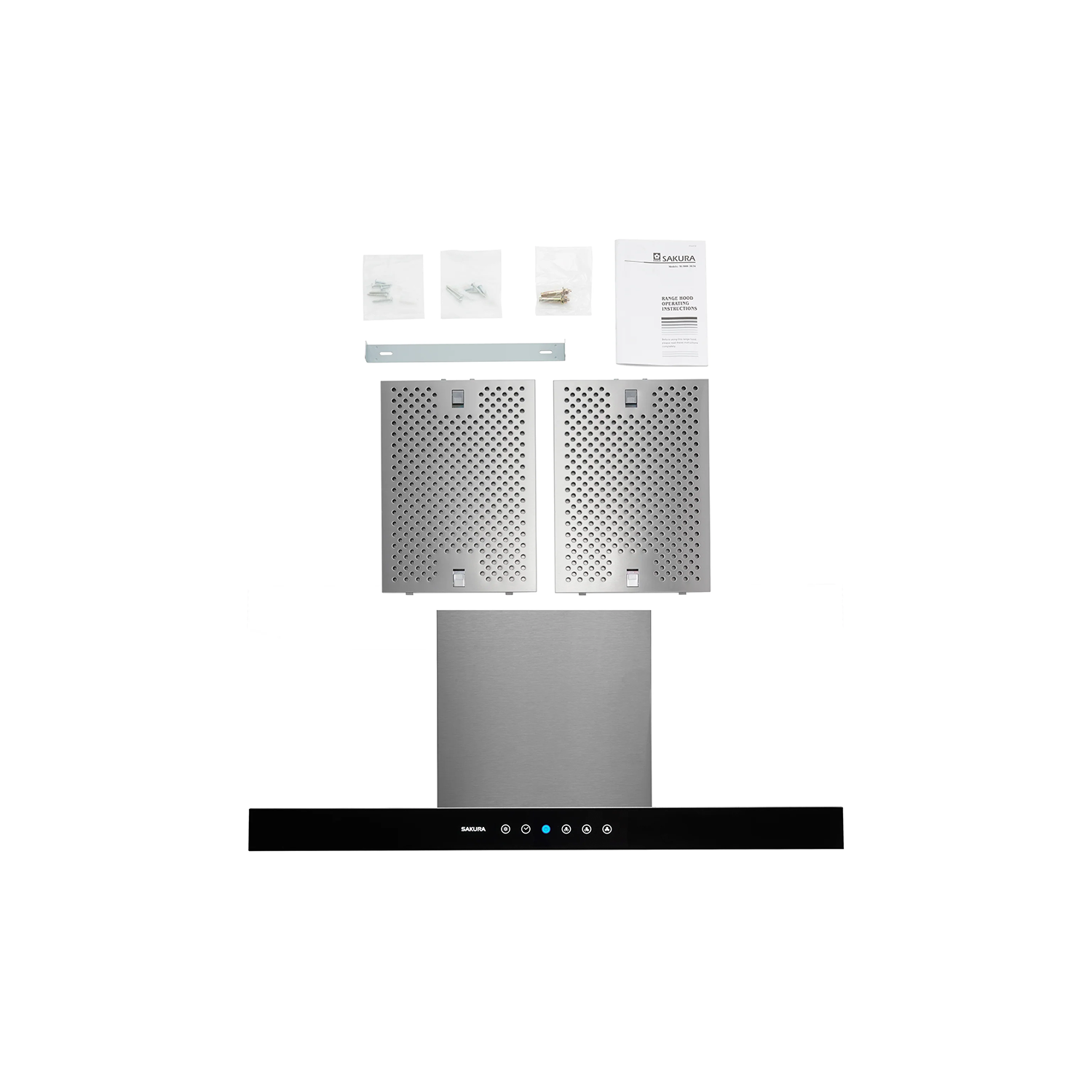 Sakura M3000 36" Wall Chimney Range Hood S/S