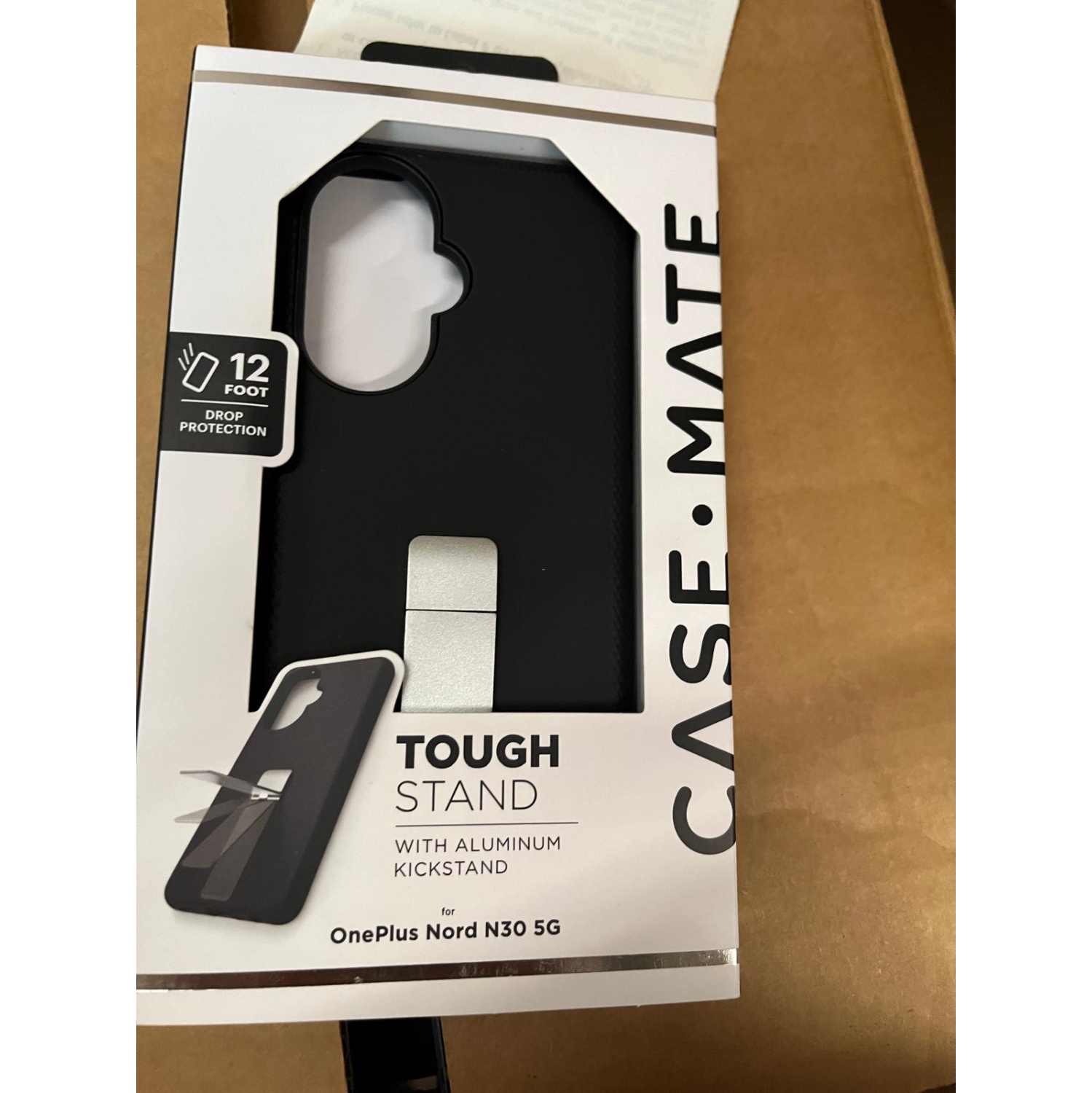 Case Mate Tough Stand Kickstand Case for OnePlus Nord N30 5G - Black