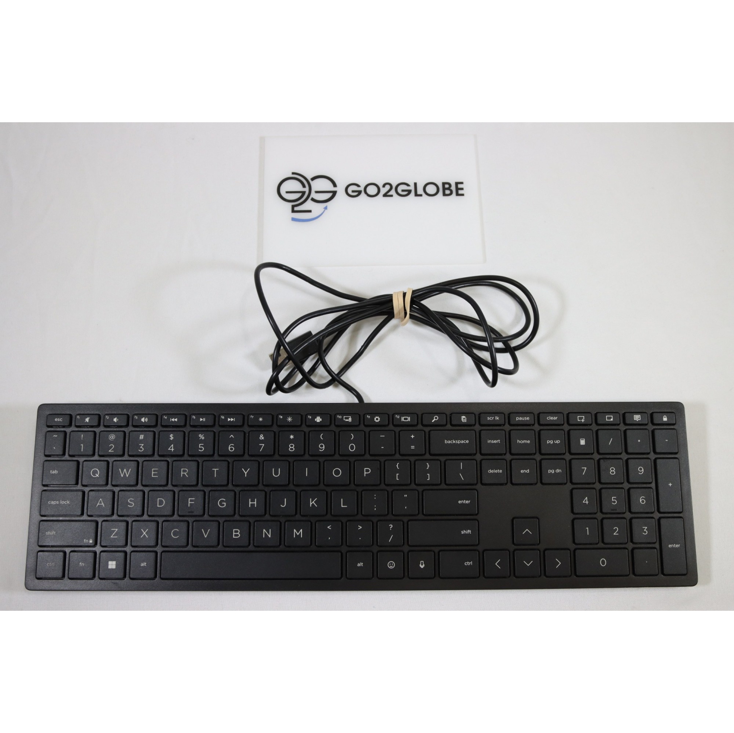 Refurbished - HP Lifestyle TPC-P001K USB Wired PC Black Keyboard