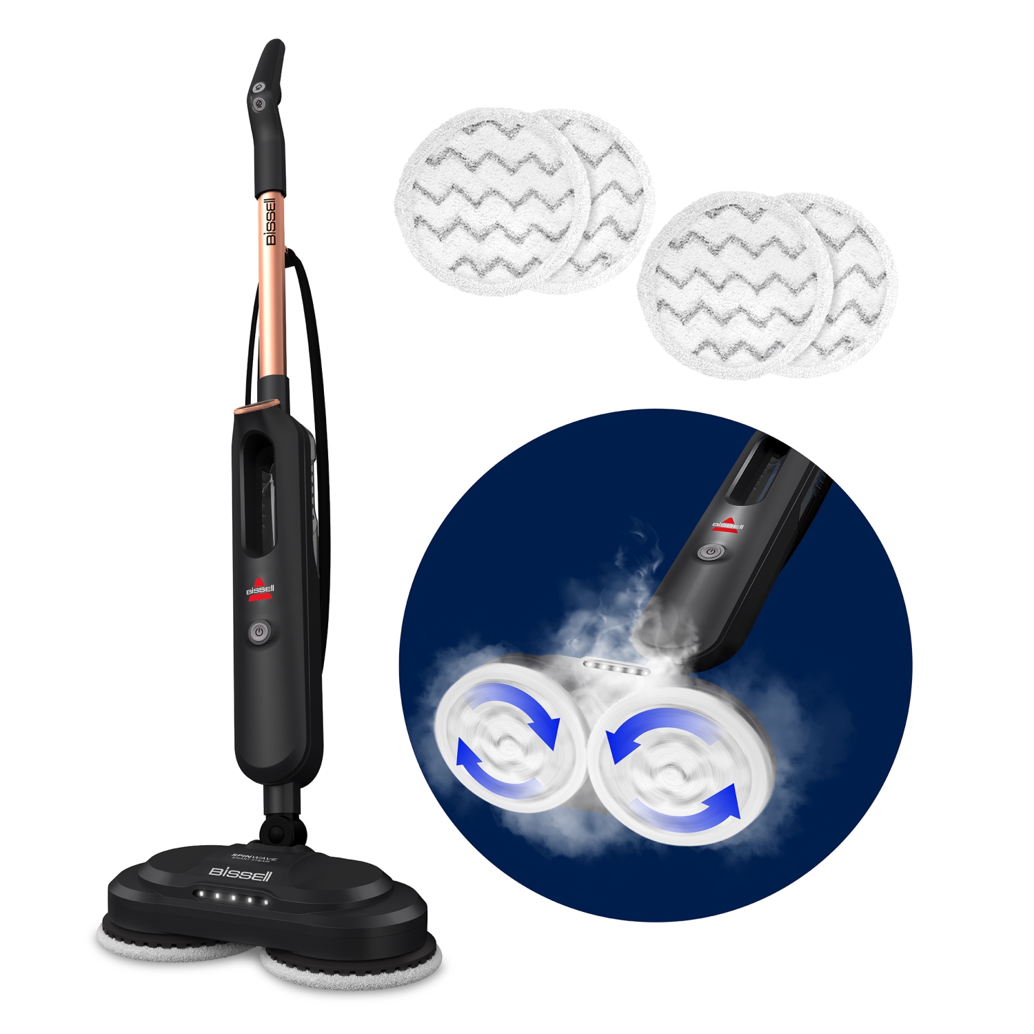 Remis à neuf Très bon état - Bissell SpinWave SmartSteam