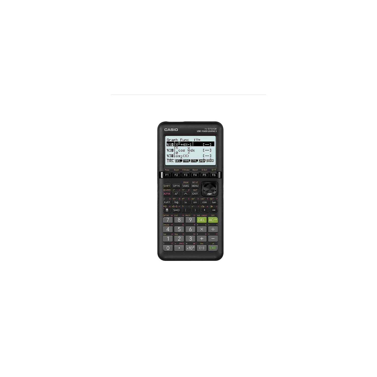 Calculatrice graphique de Casio - FX-9750GIII - Boîte ouverte