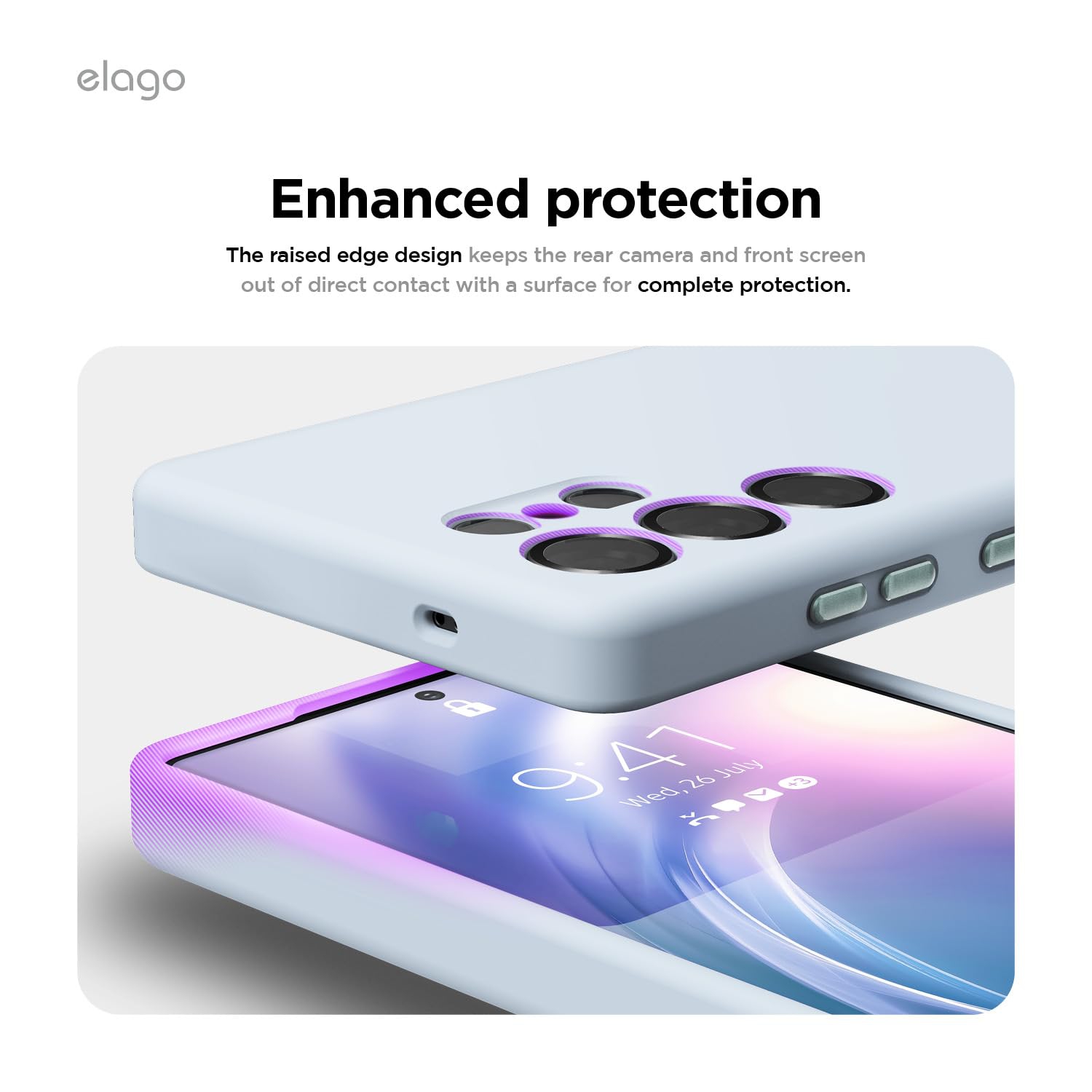Elago compatible avec Samsung Galaxy S25 Ultra étui, étui magnétique en silicone, pour accessoires MagSafe, couverture de protection, antichoc,