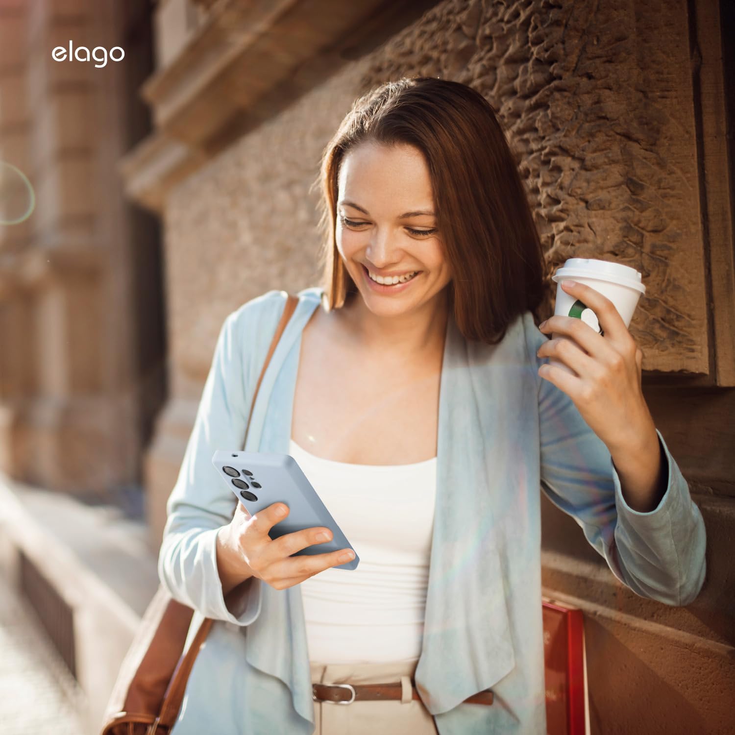 Elago compatible avec Samsung Galaxy S25 Ultra étui, étui magnétique en silicone, pour accessoires MagSafe, couverture de protection, antichoc,