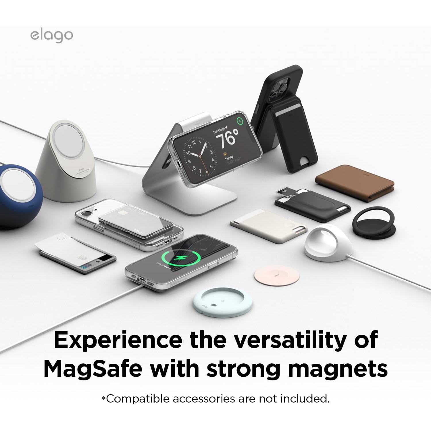 Étui hybride magnétique Elago compatible avec iPhone 16e, prise en charge MagSafe, résistant aux rayures, antichoc