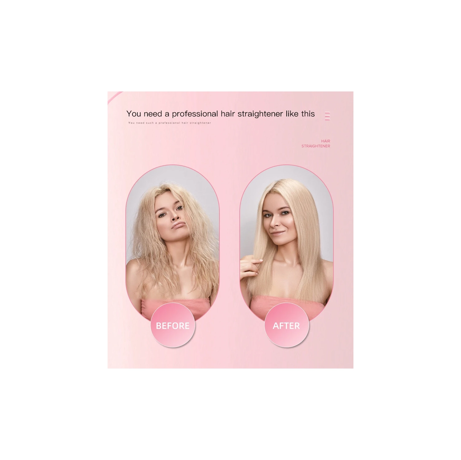 Fer plat portatif sans fil, fer plat de voyage pour cheveux, mini fer plat rechargeable USB-C à chaleur rapide