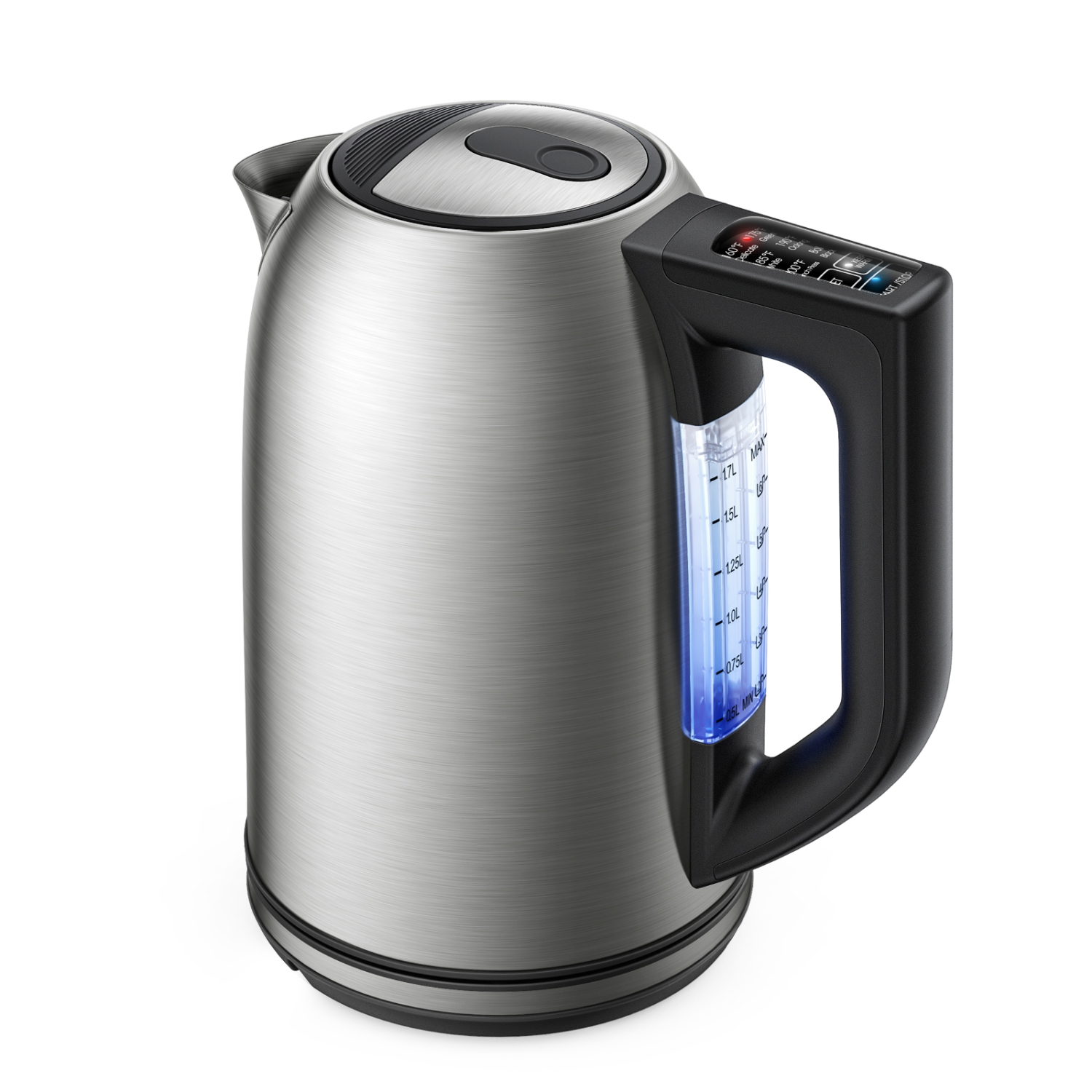 Electric Kettle Stainless Steel, Paris Rhône 1.7 Liter Cordless Hot Water Boiler Electric Tea Kettle