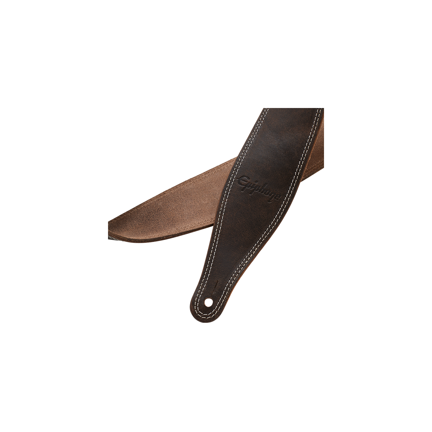 Courroie de guitare en cuir Premium d'Epiphone - Brun