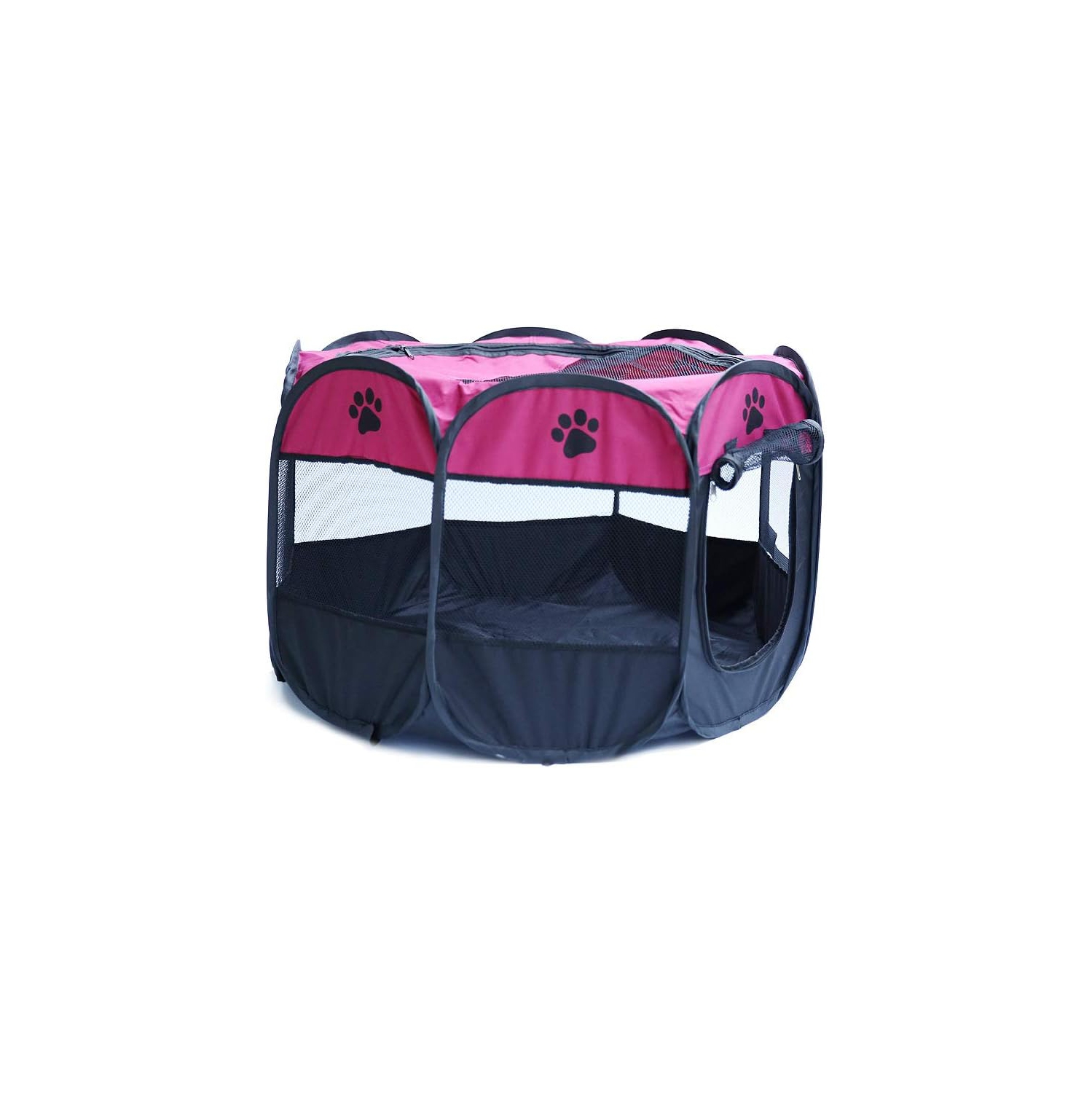 Portable Pet Playpen, Dog Playpen Foldable Pet Exercise Pen Tents Dog Kennel House Playground for Puppy Dog Yorkie Cat Bunny Indoor Outdoor Travel