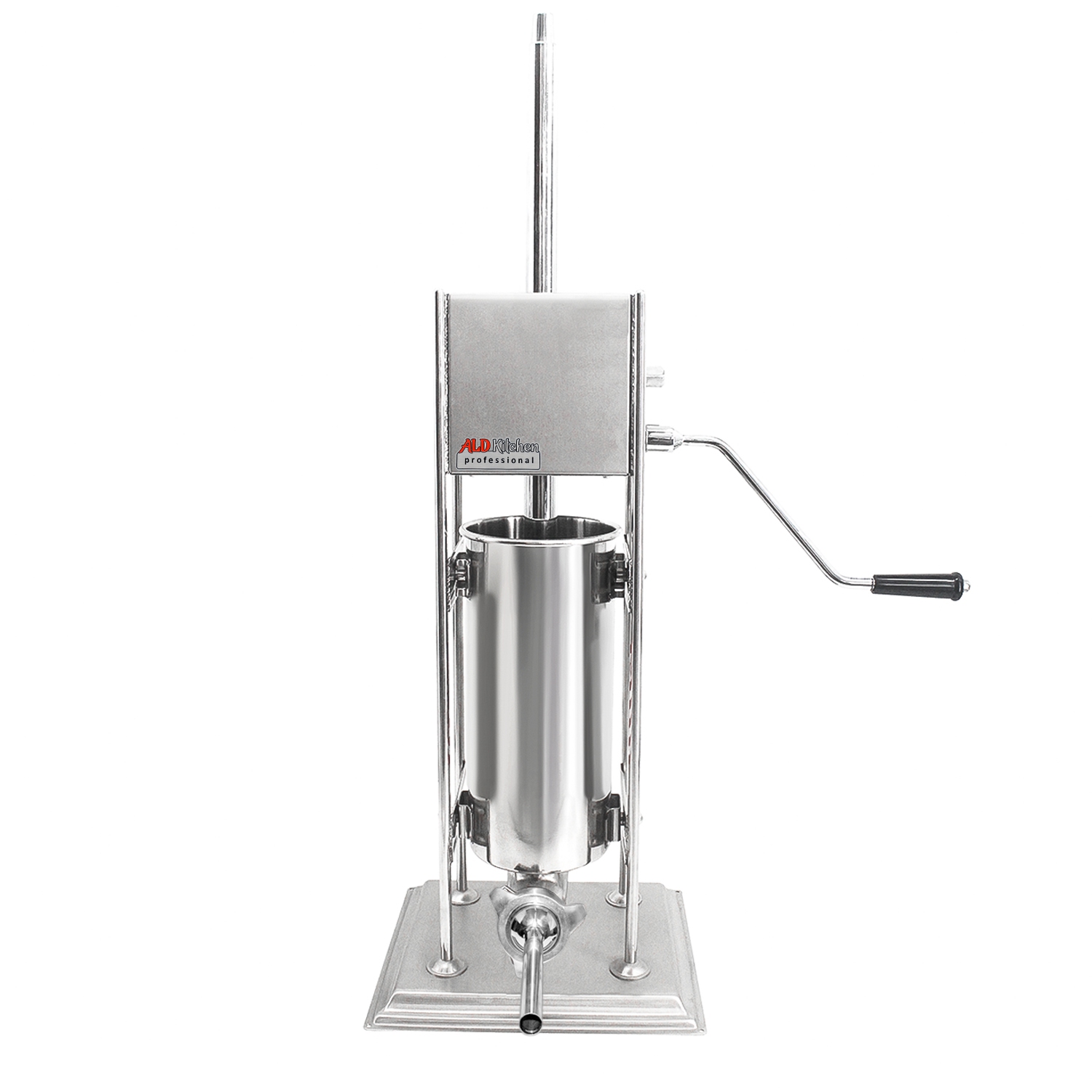 Poussoir à saucisses A-FV05S | Commande manuelle | 5&nbsp;L | Machine à saucisses verticale