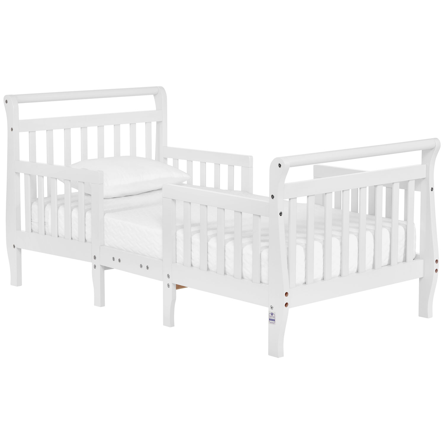Dream On Me Emma 3-in-1 Convertible Kids Bed - Toddler - White