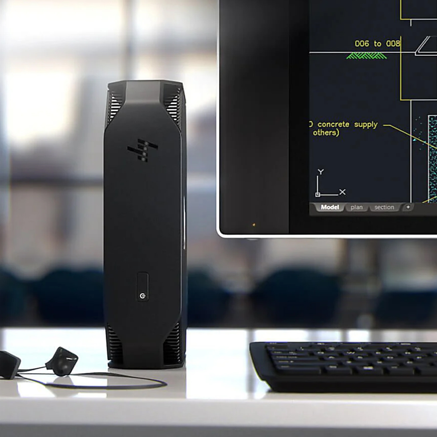 Remis à neuf - Ordinateur de bureau HP Z2 Mini G3 - Windows 10 Pro (processeur Intel Xeon E3-1225V6 | Mémoire vive 16&nbsp;Go | SSD 512&nbsp;Go |