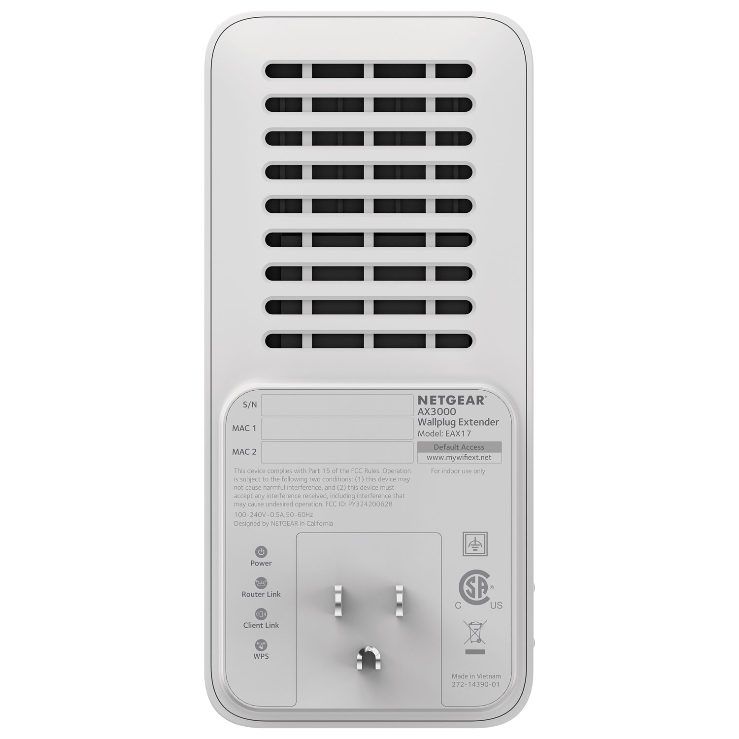 Prolongateur de portée Wi-Fi 6 à 4 flux AX3000 de NETGEAR