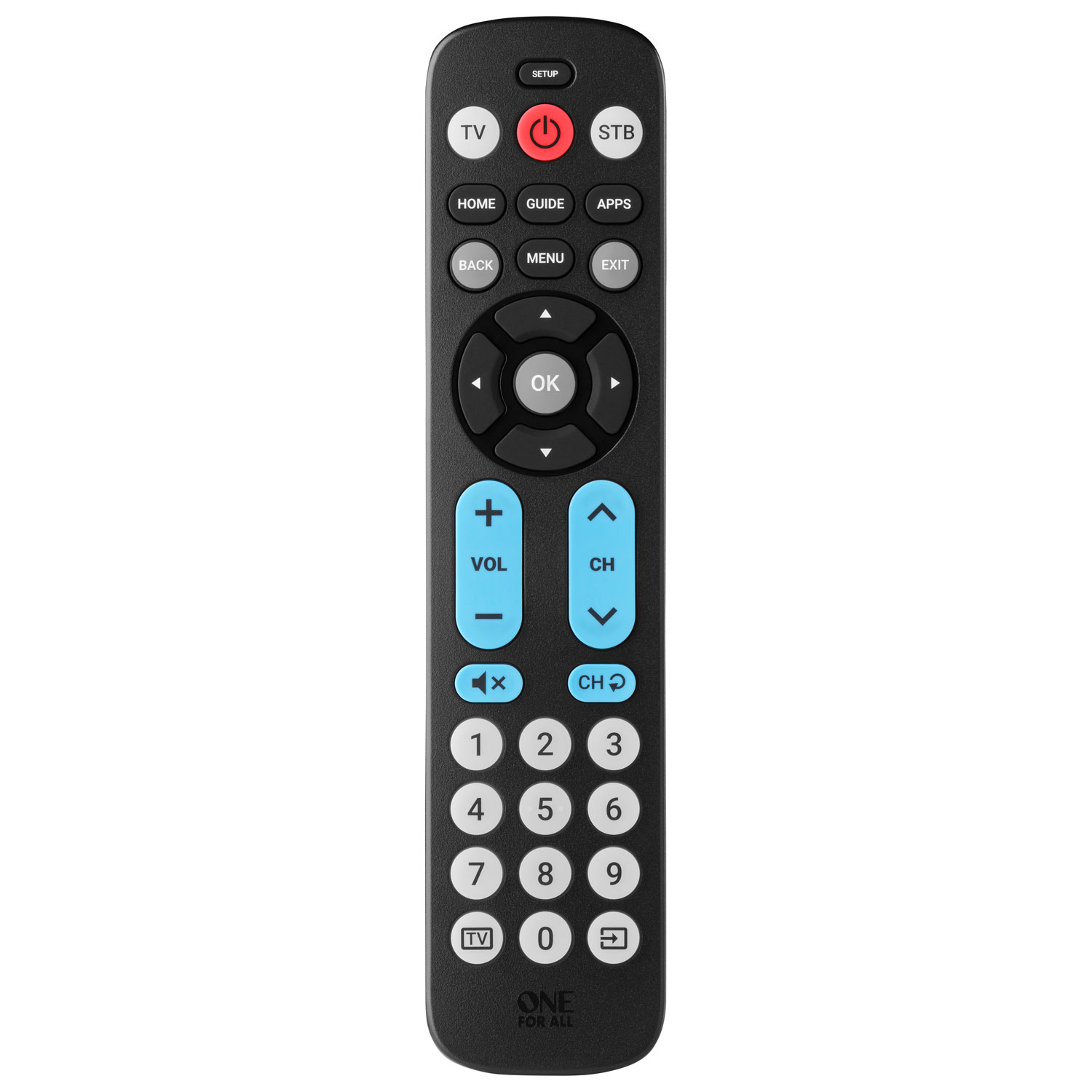 Télécommande universelle Big Button 2-en-1 de One For All