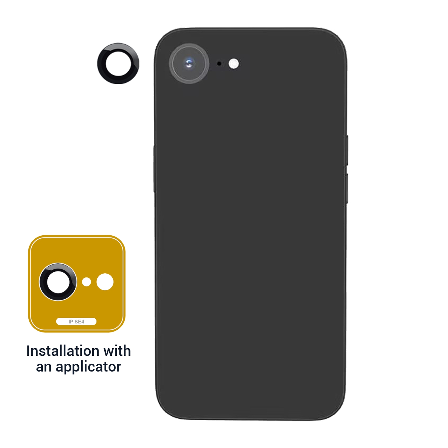 Protecteur de lentille de caméra ARMORGlass Pro d'AXS pour iPhone SE 4 d'Apple