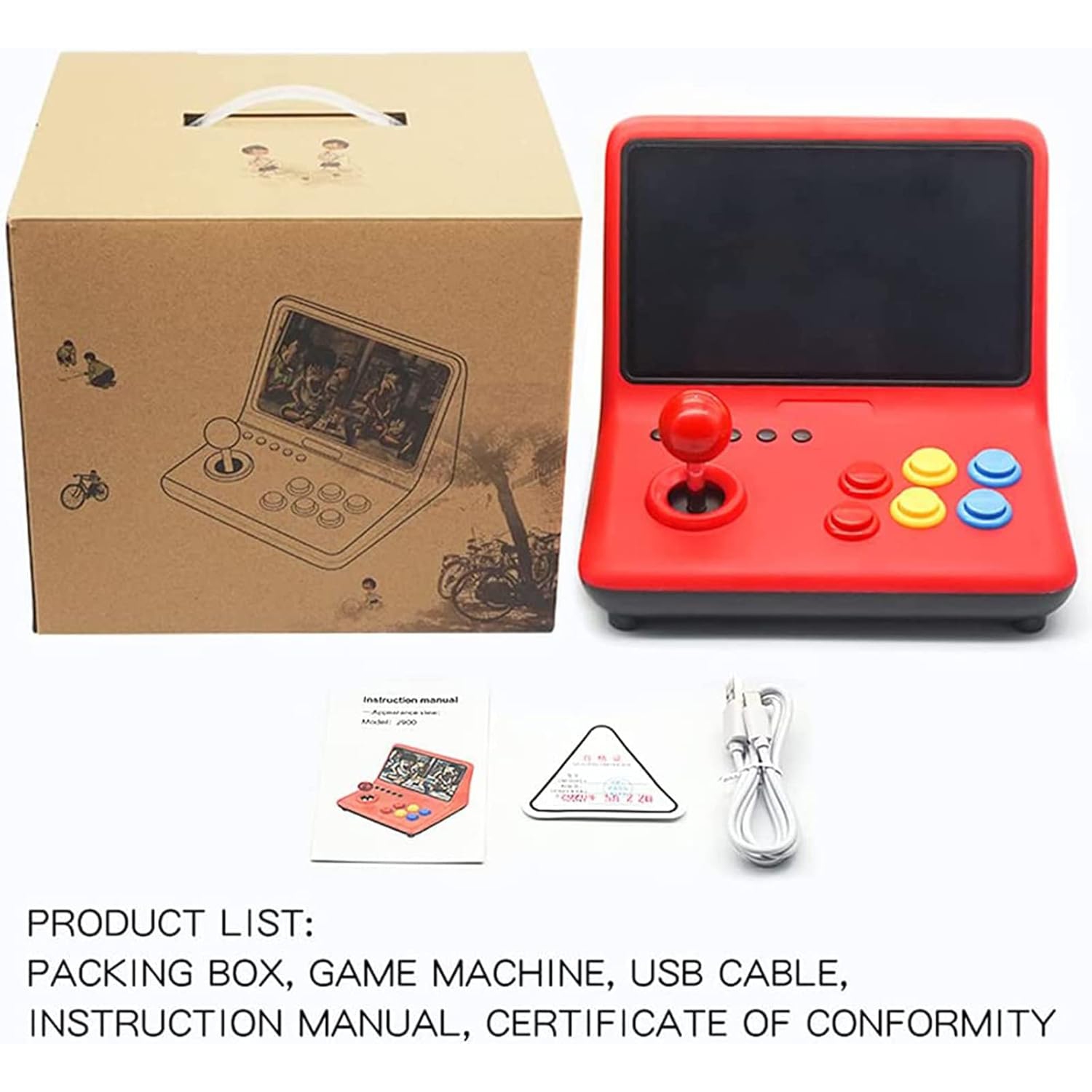 A12 Arcade Joystick Retro Portable Game Console 9-in 64GB