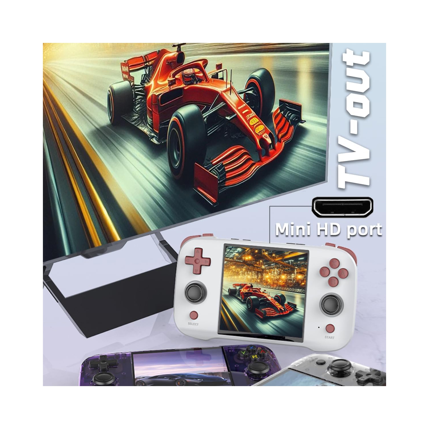 R46S Handheld Game Console 4 inch 64GB