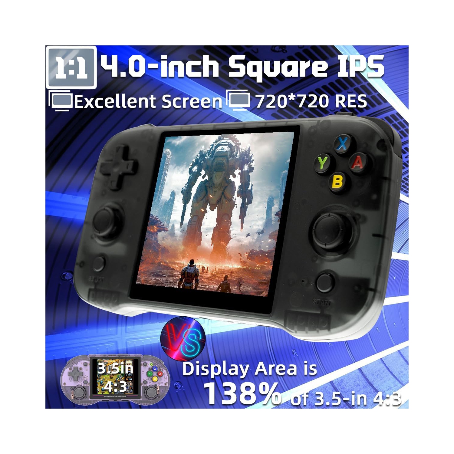 R46S Handheld Game Console 4 inch 64GB