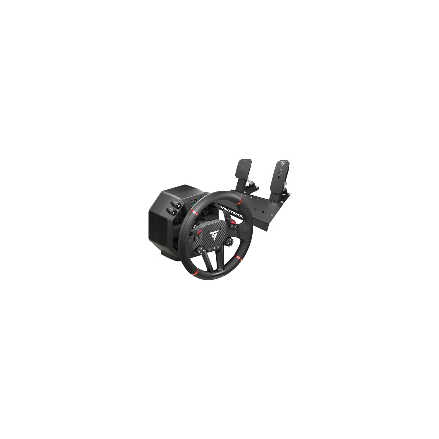 Remis à neuf - Volant de course à entraînement direct axial T598 et pédales de Thrustmaster pour PS5/PS4/PC