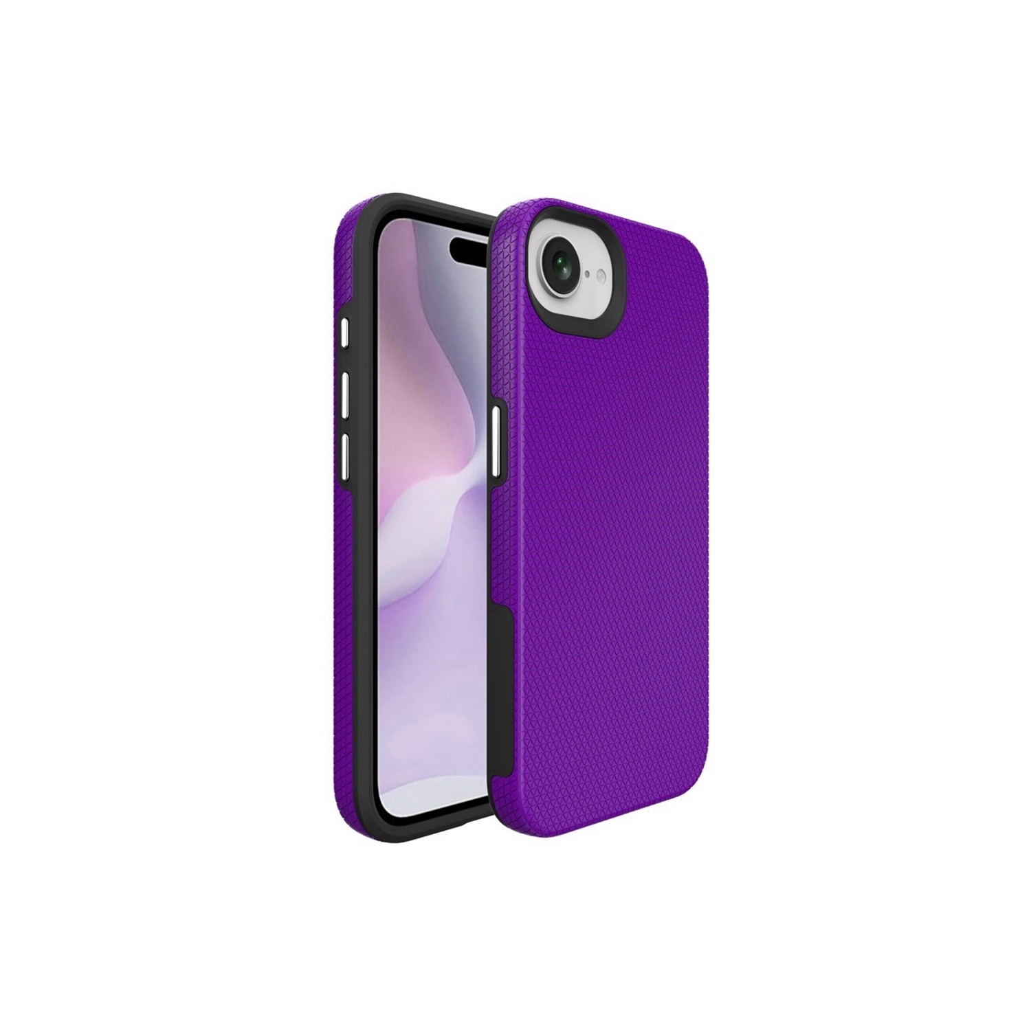 [CS] Étui rigide ajusté mince résistant aux égratignures pour iPhone 16e, violet