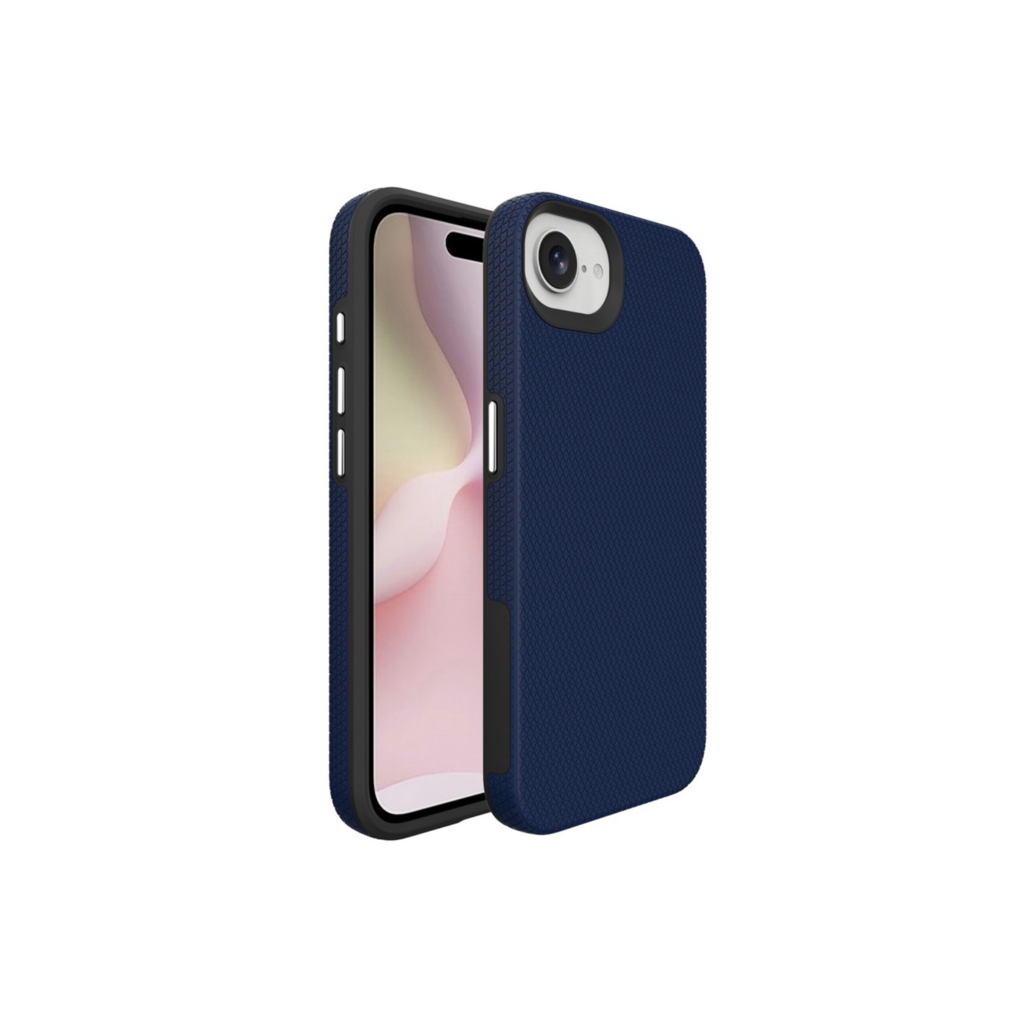 [CS] Étui rigide ajusté mince résistant aux égratignures pour iPhone 16e, bleu marine