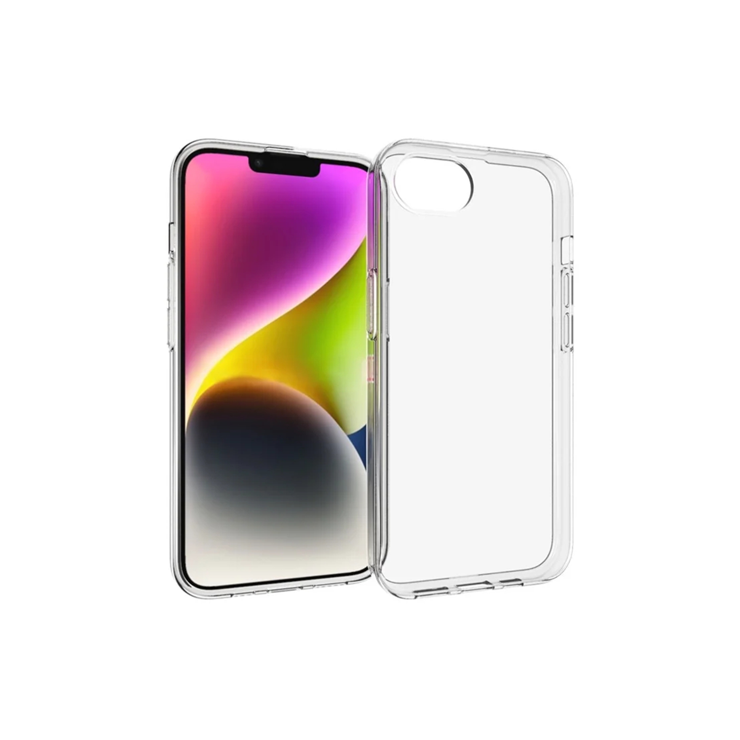 [CS] Étui souple mince en TPU Bumper pour iPhone 16e, transparent