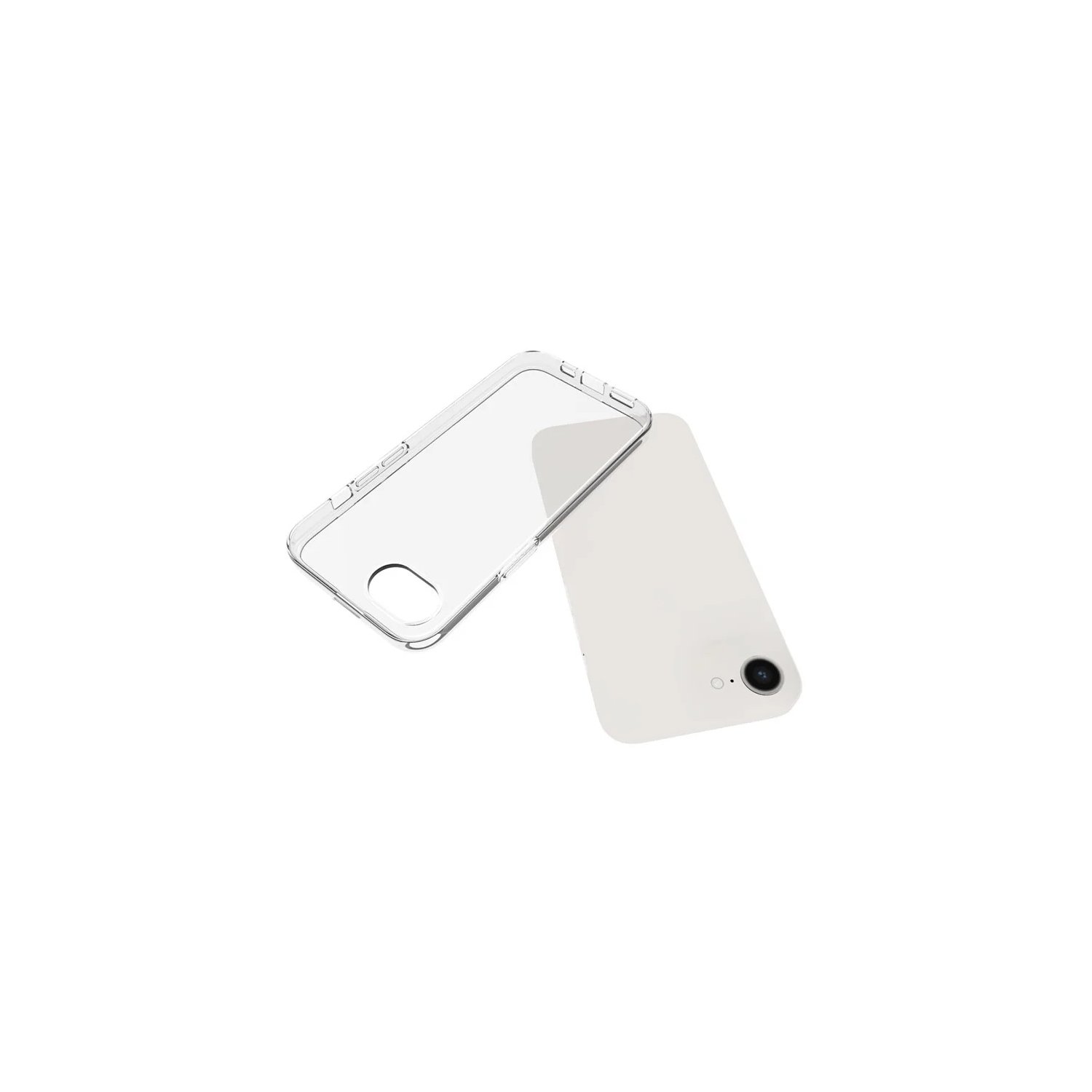 [CS] Étui souple mince en TPU Bumper pour iPhone 16e, transparent
