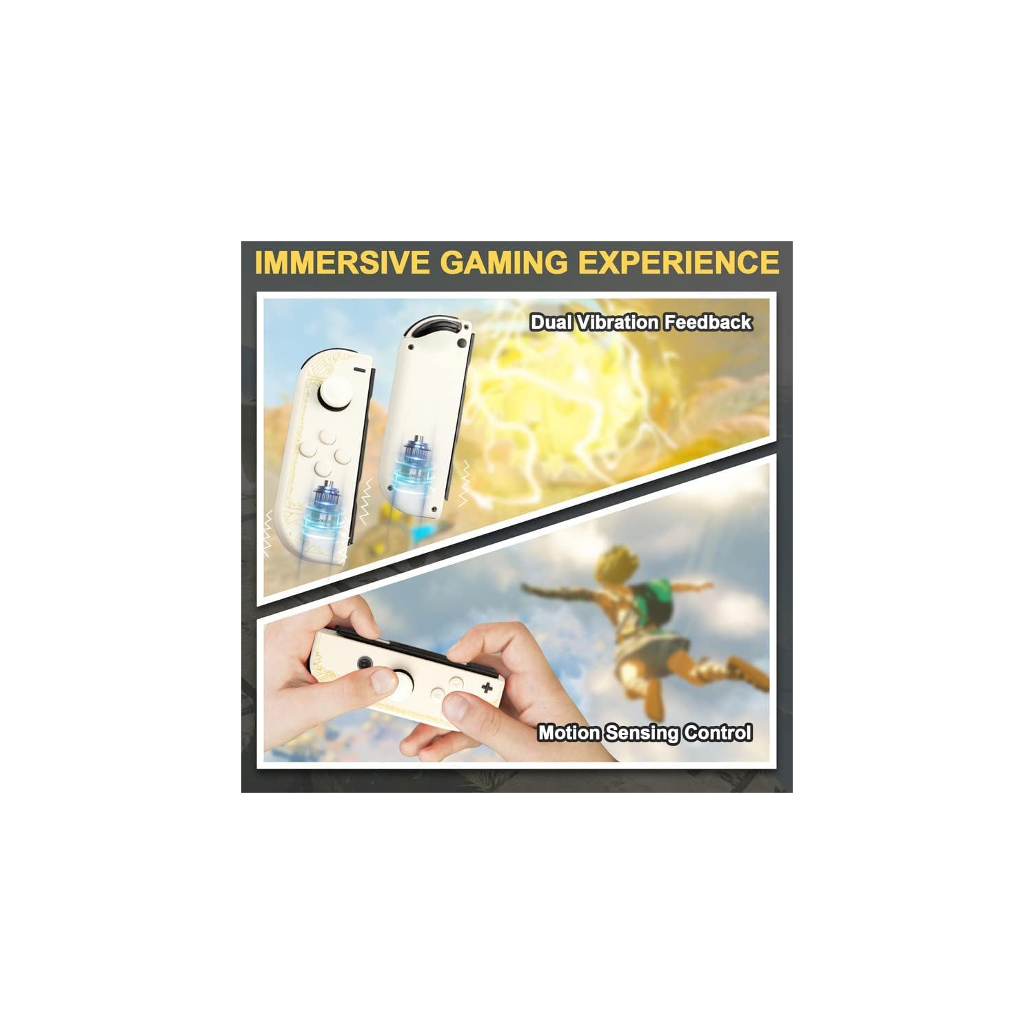 Manette Switch pour Nintendo Switch à double vibration/réveil/contrôle du mouvement