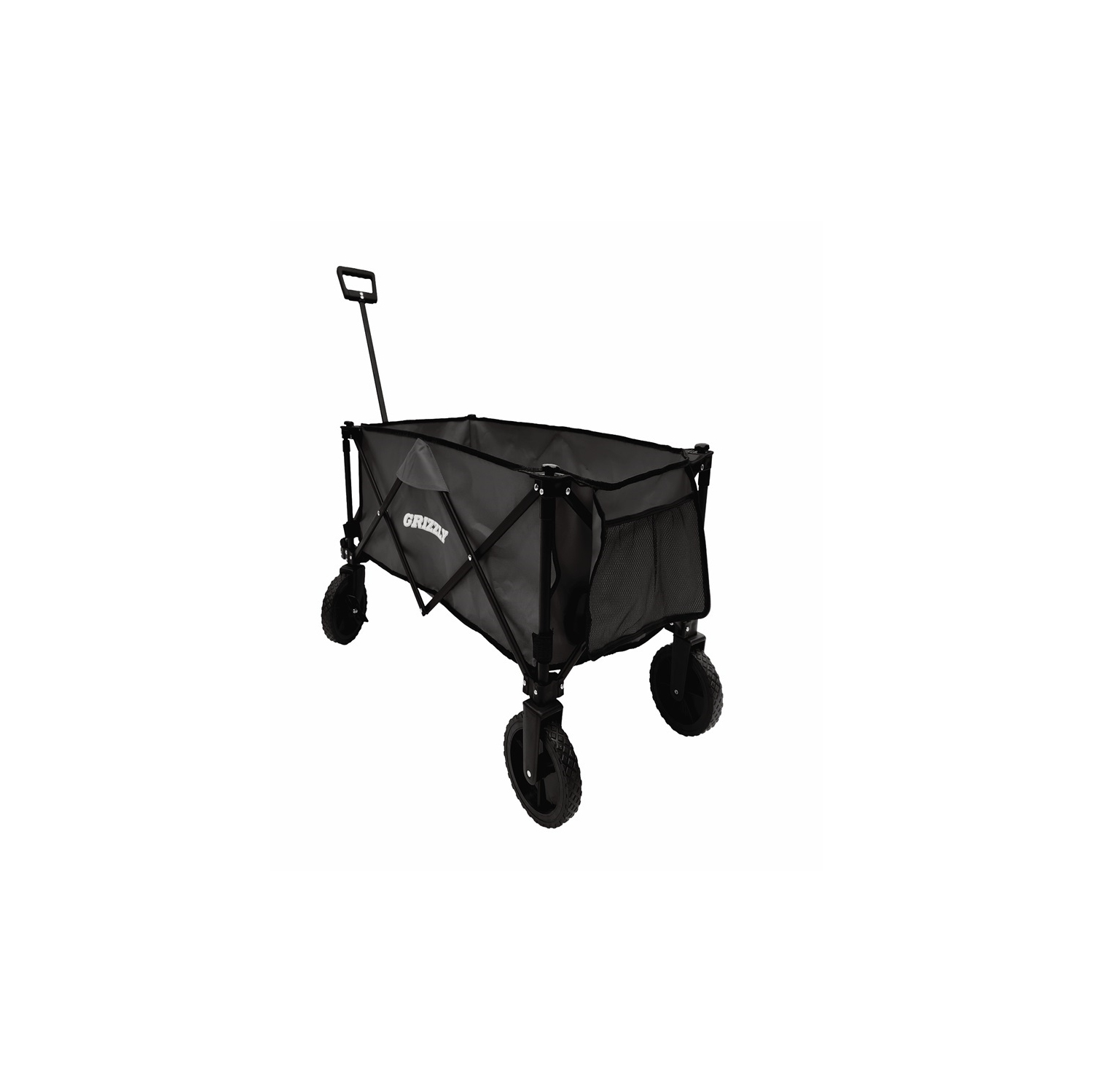 Grizzly Outdoors Camping/Outdoor Activities/Home & Garden – Folding Cart 127L – 176LB Capacity – 3 Colors to Choose from – Black