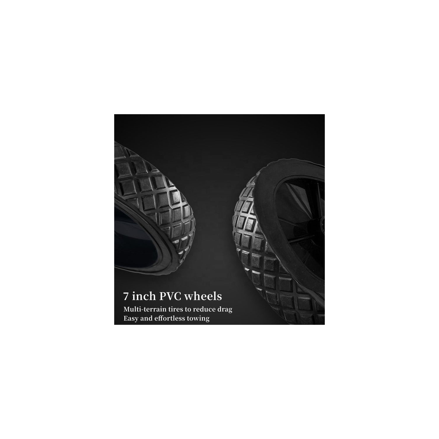 Grizzly Outdoors Camping/Outdoor Activities/Home & Garden – Folding Cart 127L – 176LB Capacity – 3 Colors to Choose from – Red