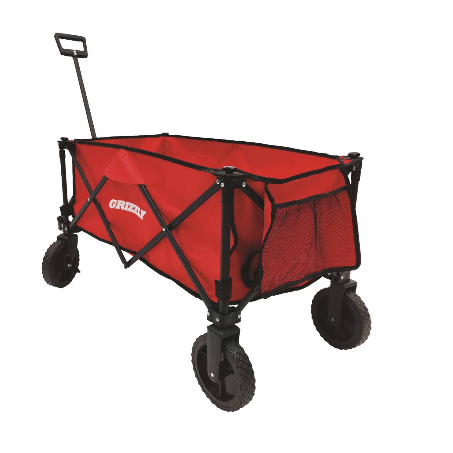 Grizzly Outdoors Camping/Activités de plein air/Maison et jardin – 127&nbsp;L de chariot pliant – Capacité de 176 lb – Bleu