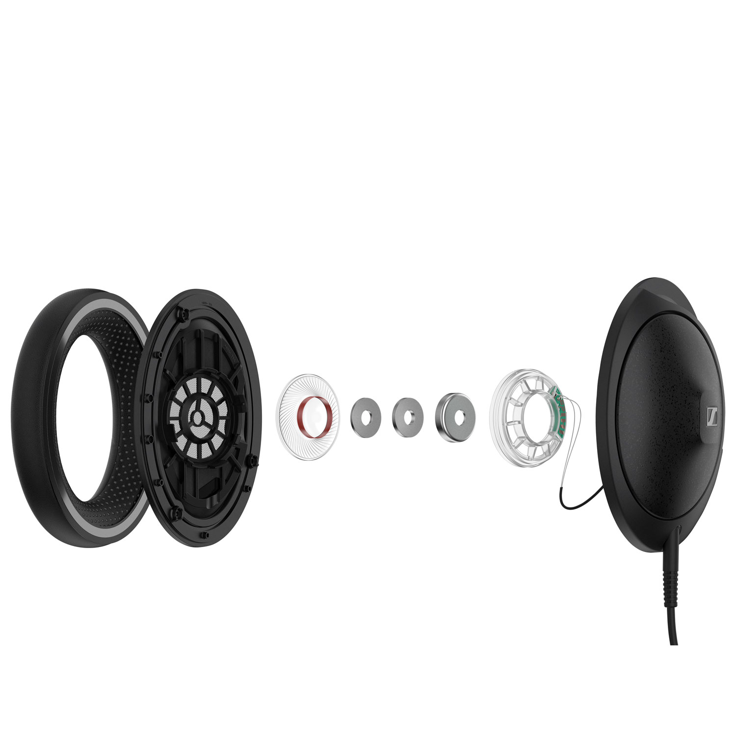 Casque d'écoute supra-auriculaire fermé à l'arrière HD 620S de Sennheiser - Noir