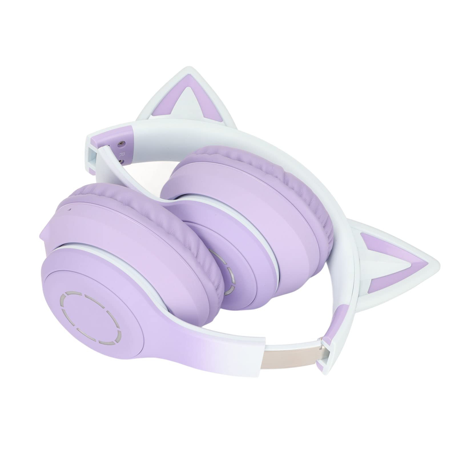 Casque d'écoute Bluetooth pliable à DEL pour enfants Adultes Girls Casque d'écoute sans fil avec prise 3,5&nbsp;mm, pour PC/tablette/téléphone