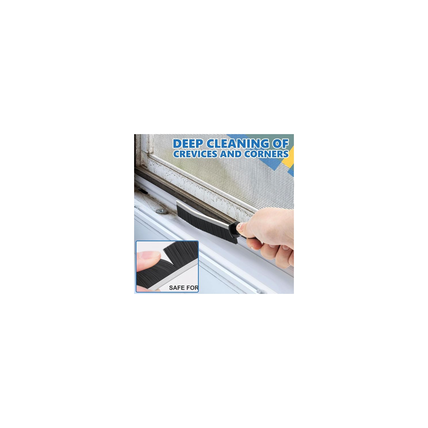 Brosse de nettoyage pour suceur plat domestique – Attaquez-vous aux endroits difficiles d'accès de votre maison avec notre brosse de nettoyage pour