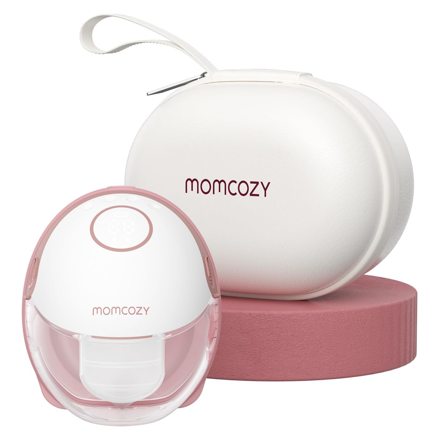 Momcozy Breast Pump Hands Free Mobile Style | M6, Wearable Breastfeeding Pump Ideal Rhythm for More Milk, DoubleFit Flange More Fit & Discreet with 3