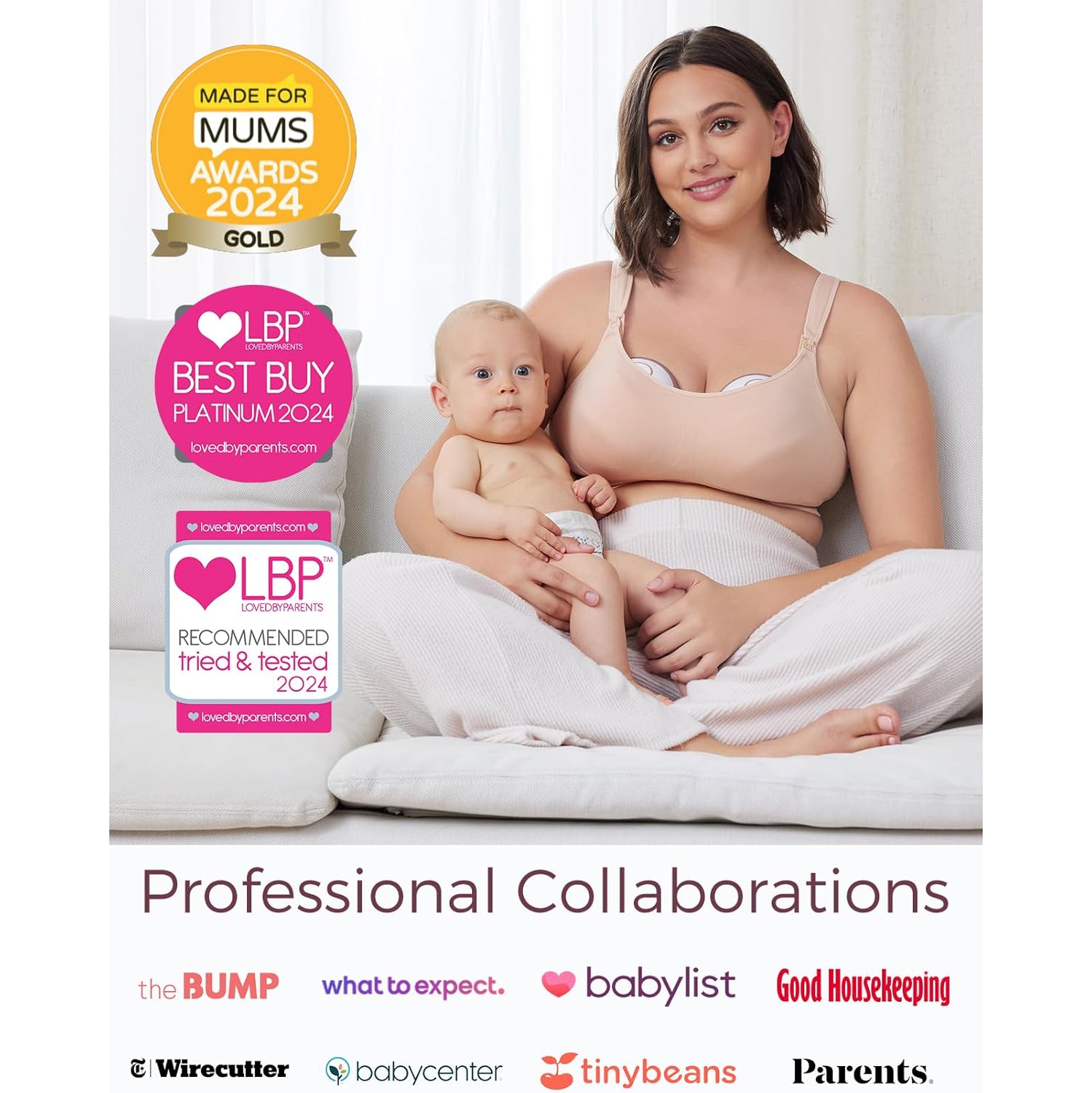 Momcozy Breast Pump Hands Free Mobile Style | M6, Wearable Breastfeeding Pump Ideal Rhythm for More Milk, DoubleFit Flange More Fit & Discreet with 3